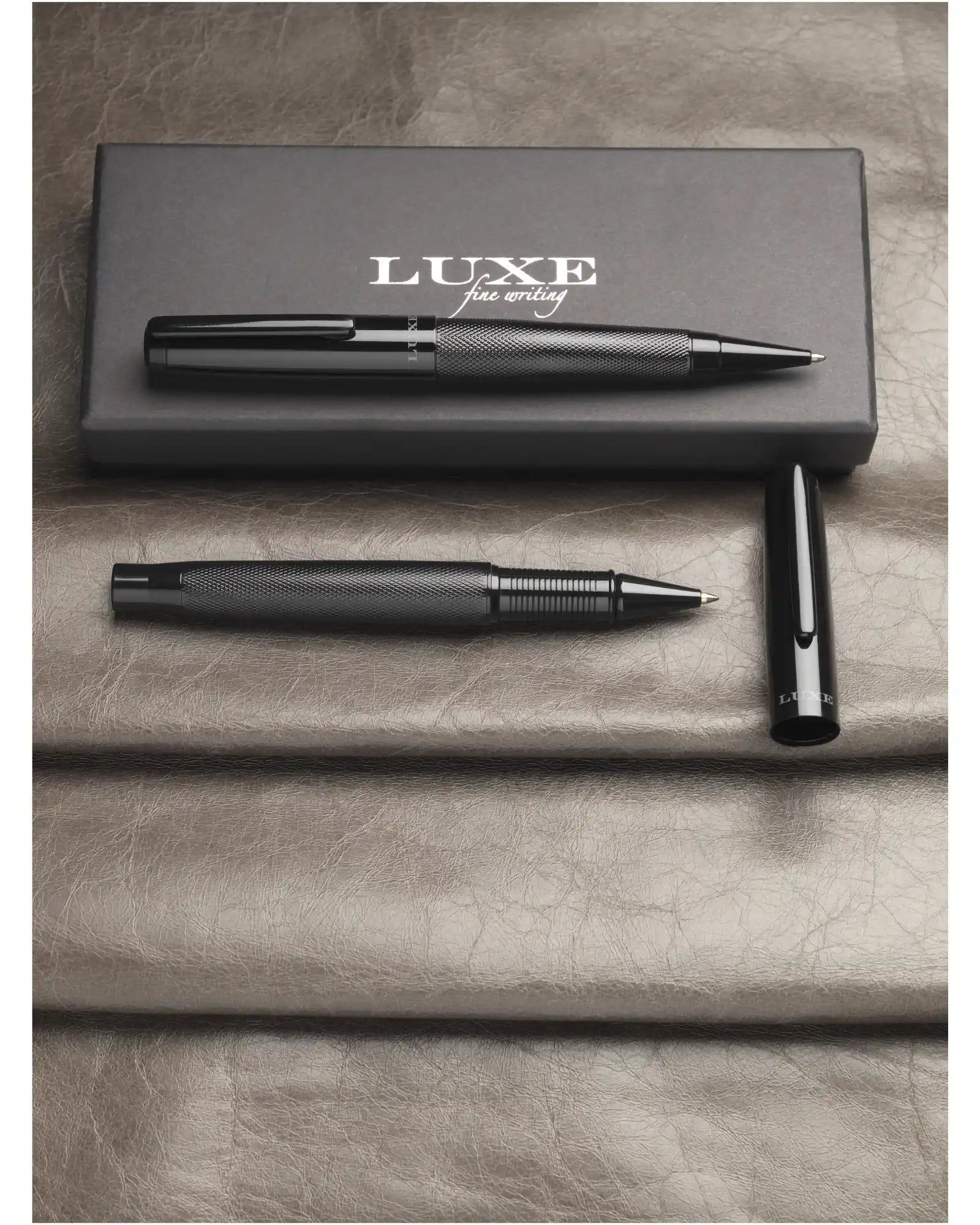 Set penna sfera e roller Gloss metallo da personalizzare - 4
