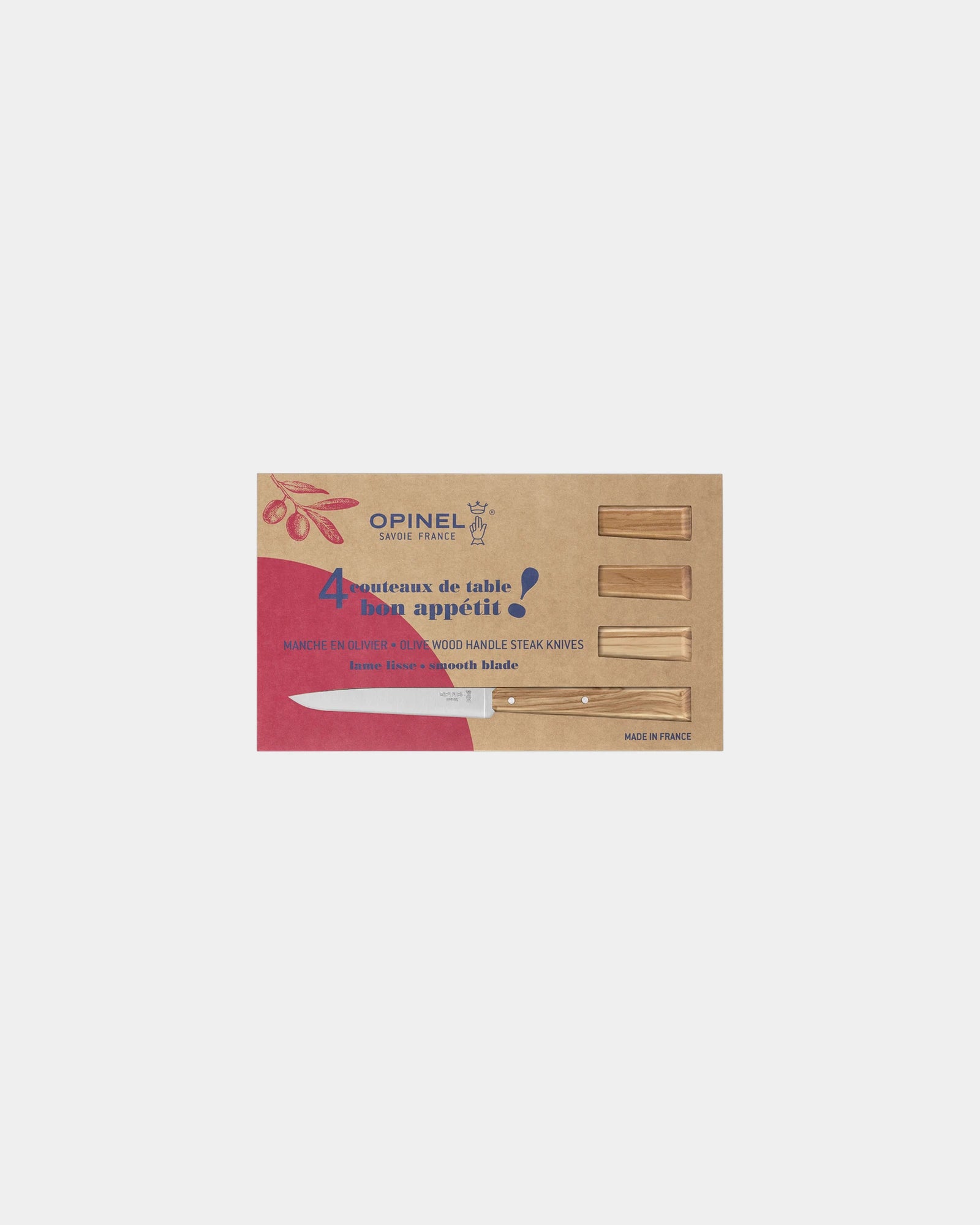 Cofanetto 4 coltelli Opinel N°125 da personalizzare - Beige