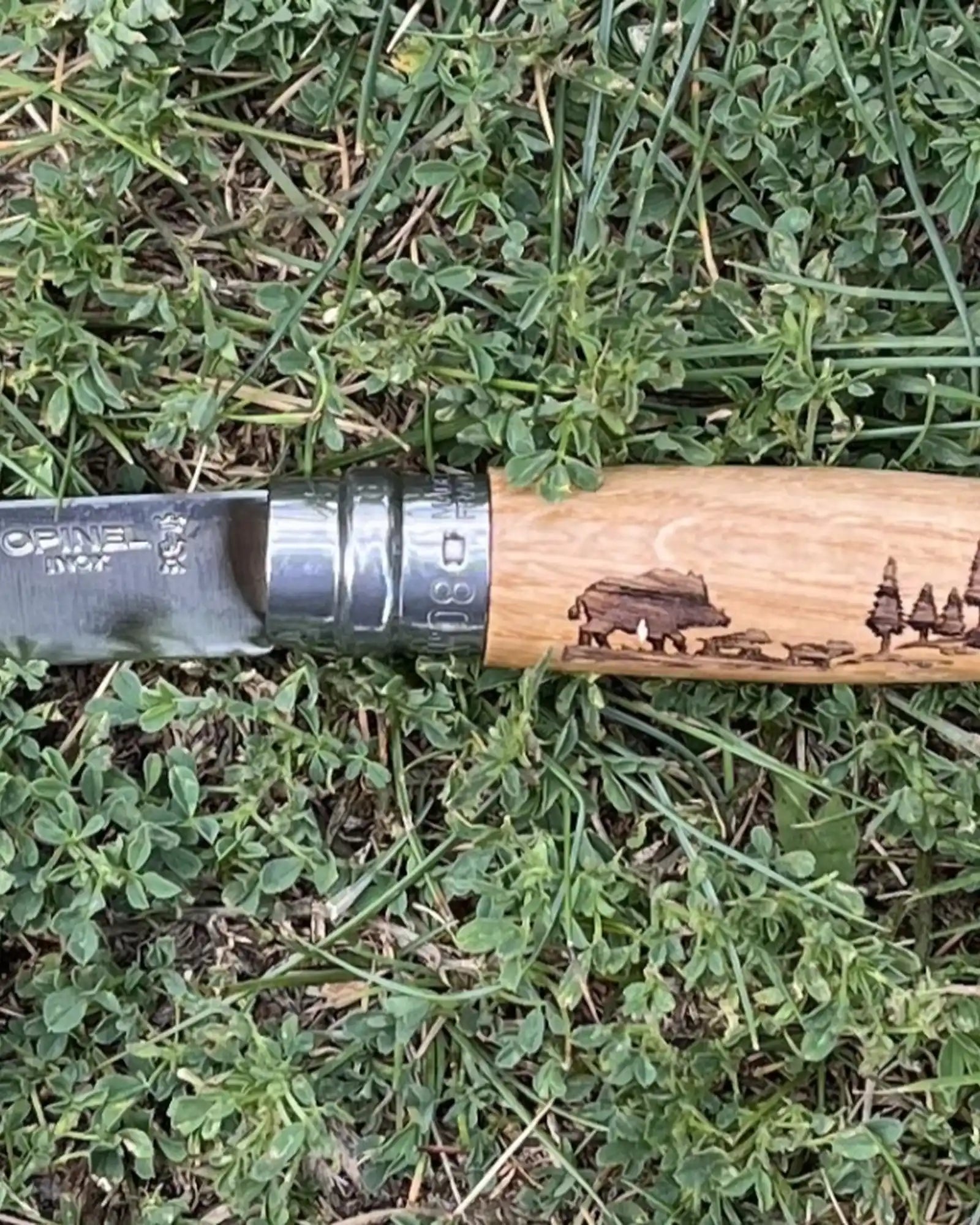 Coltello acciaio inossidabile Opinel N°08 da personalizzare - 1