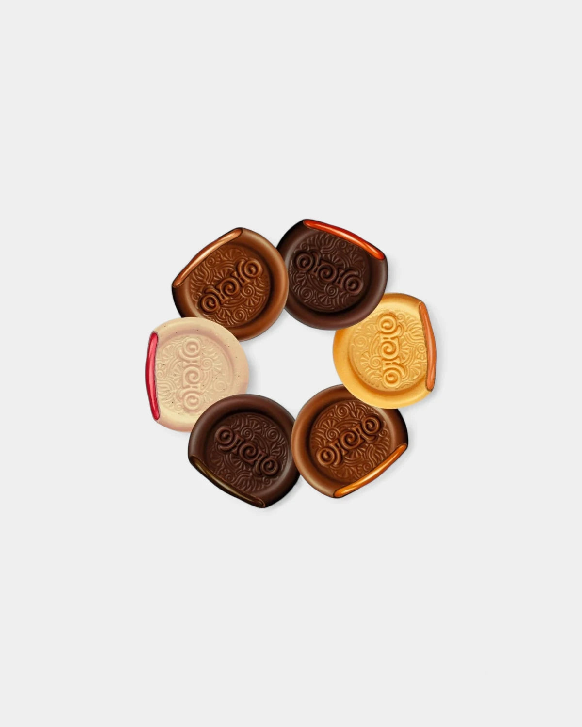 Scatola di 9 cioccolatini da personalizzare - 1