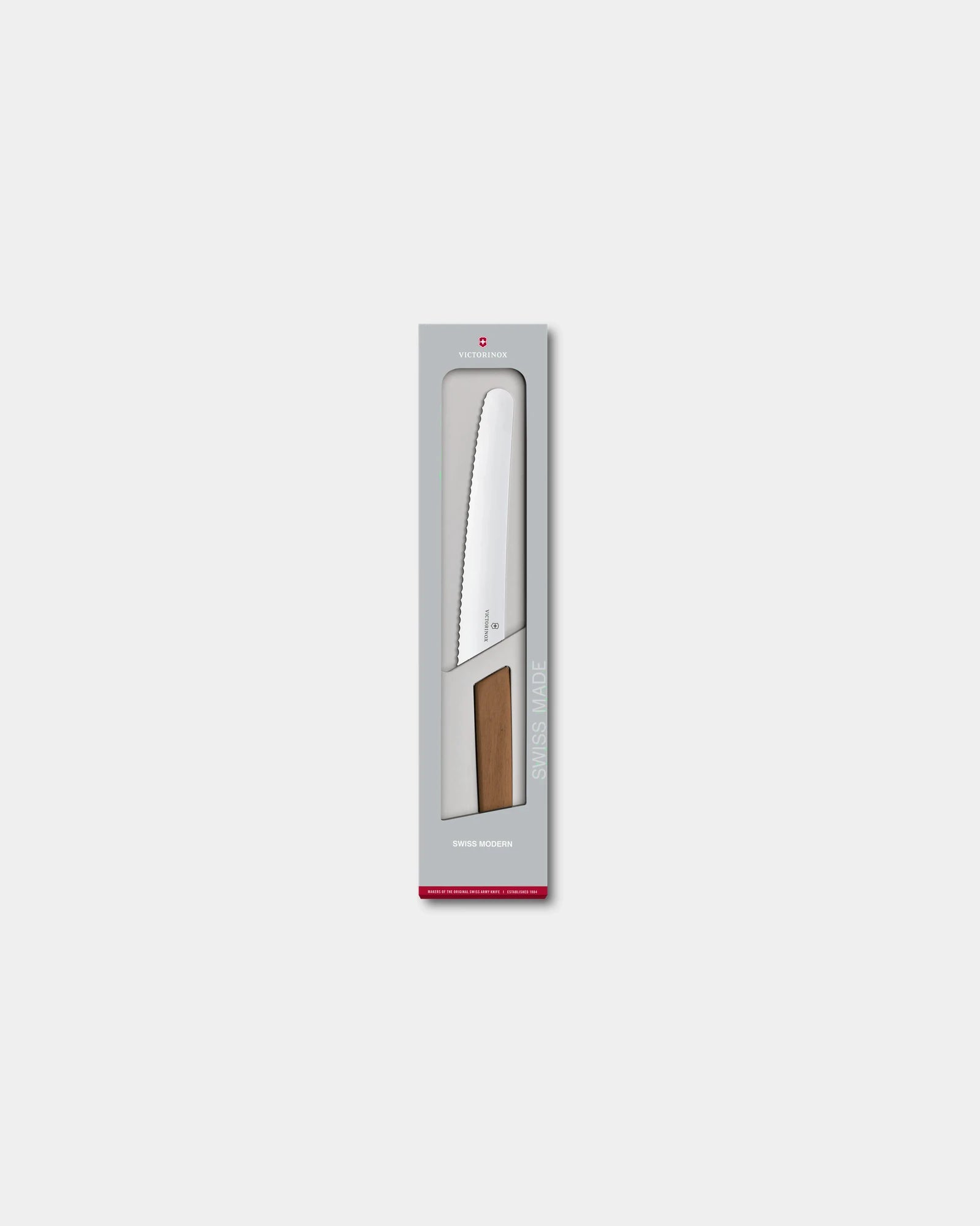 Coltello da pane legno noce 22 cm da personalizzare - 1