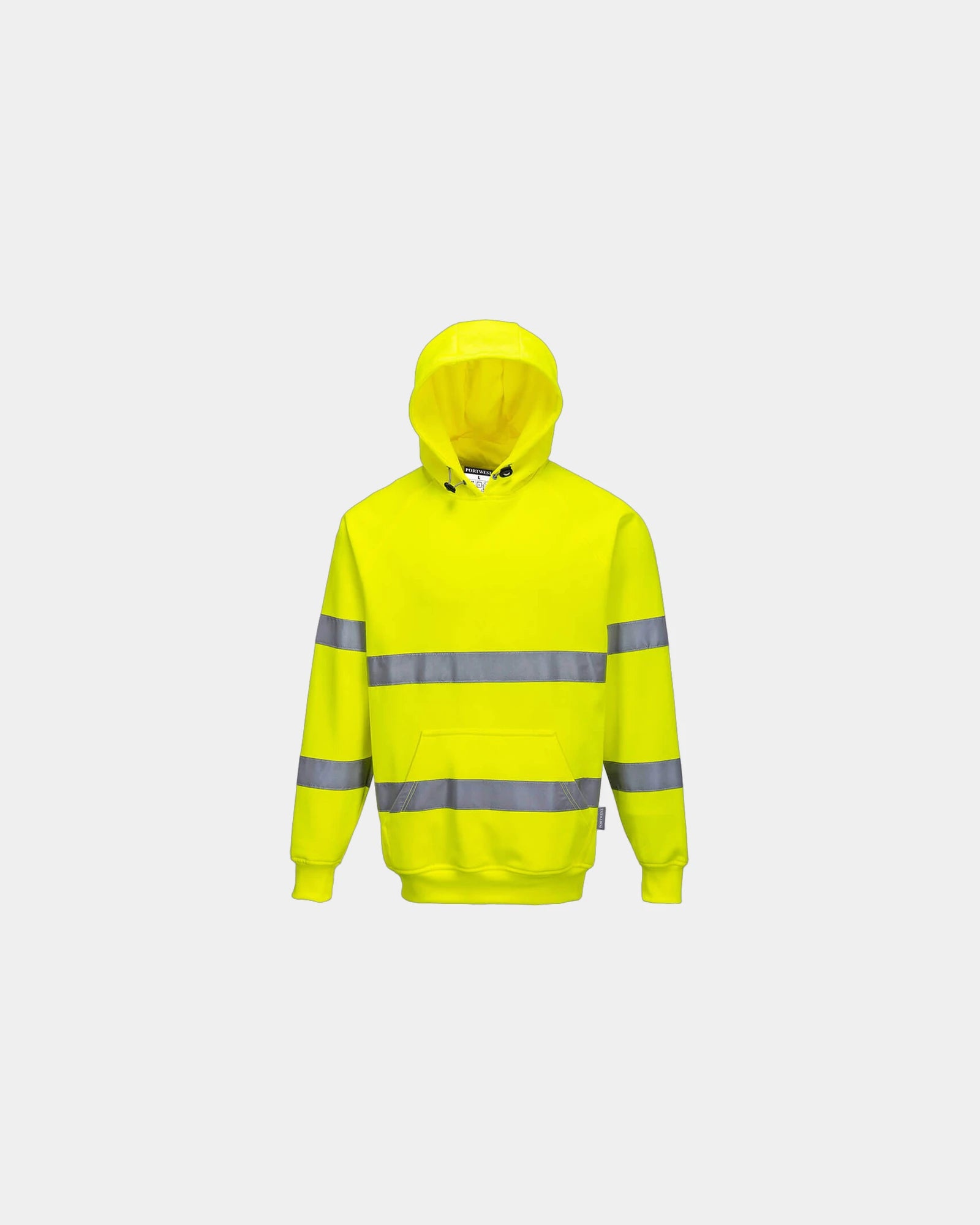 Felpa con cappuccio alta visibilità da personalizzare - Giallo