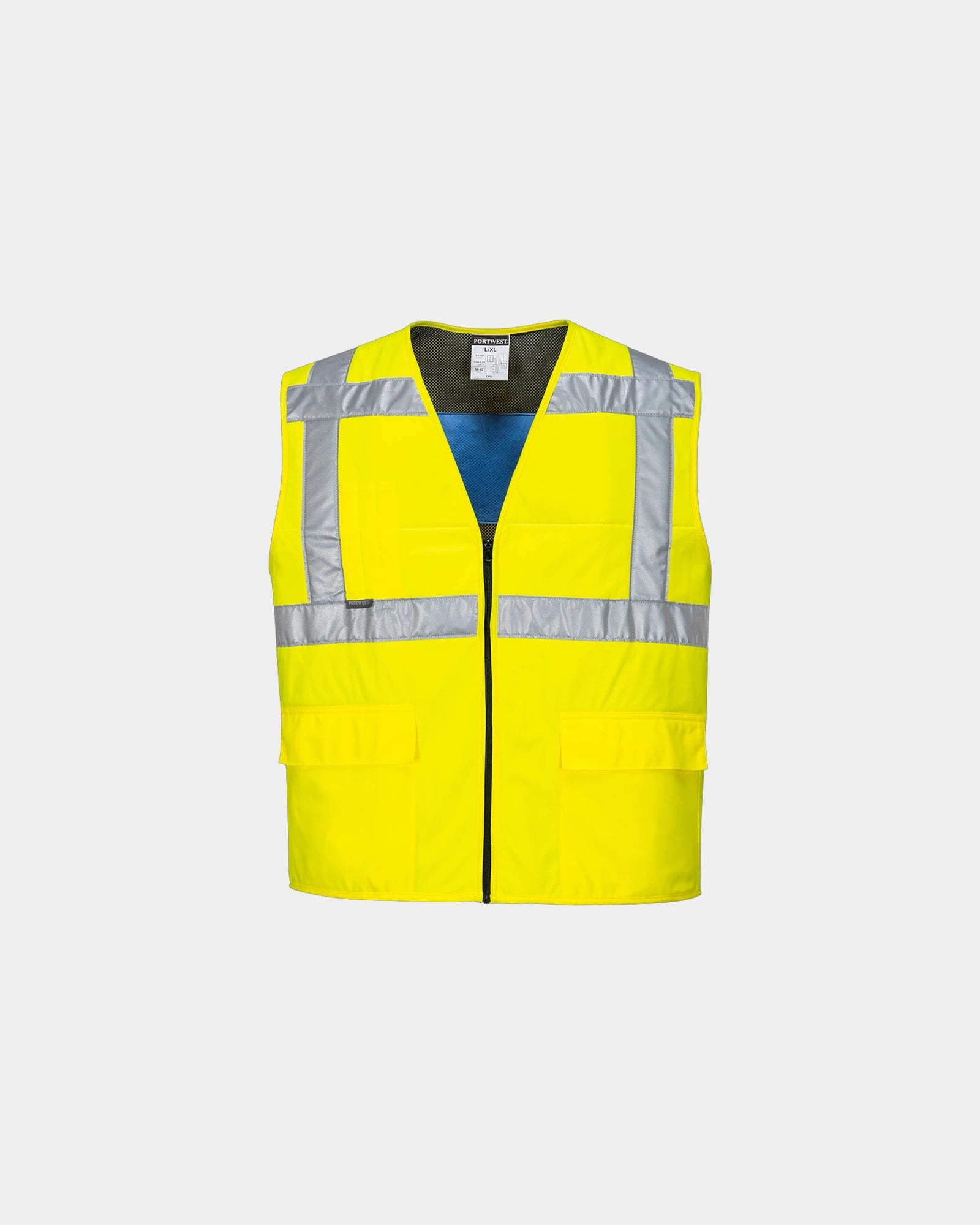 Gilet HV rinfrescante alta visibilità da personalizzare - Giallo
