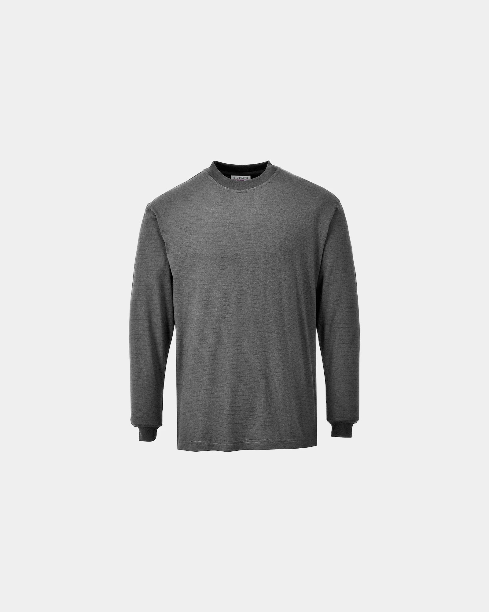 T-shirt maniche lunghe ignifugo antistatico da personalizzare - Grigio