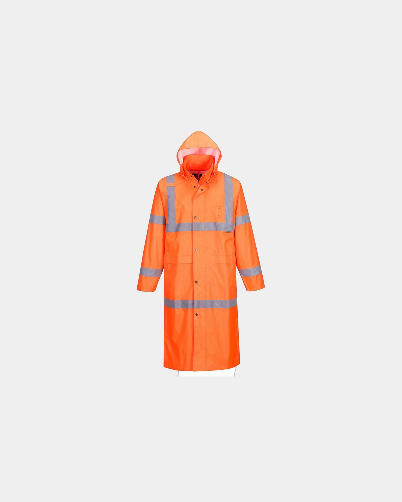 Impermeabile alta visibilità 122 cm da personalizzare - Arancione
