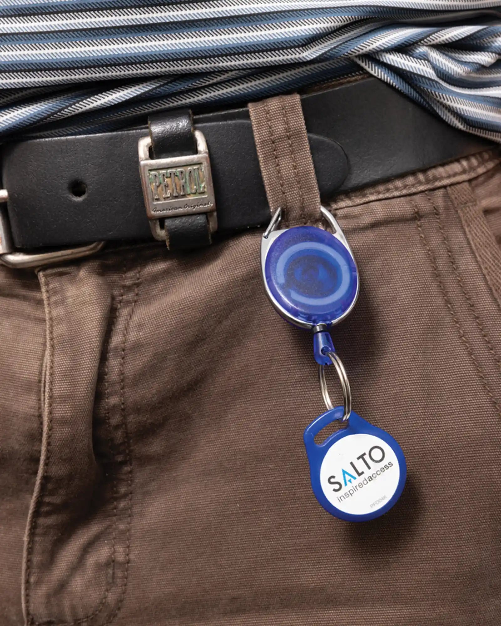Portachiavi clip estensibile ABS riciclato da personalizzare - 7
