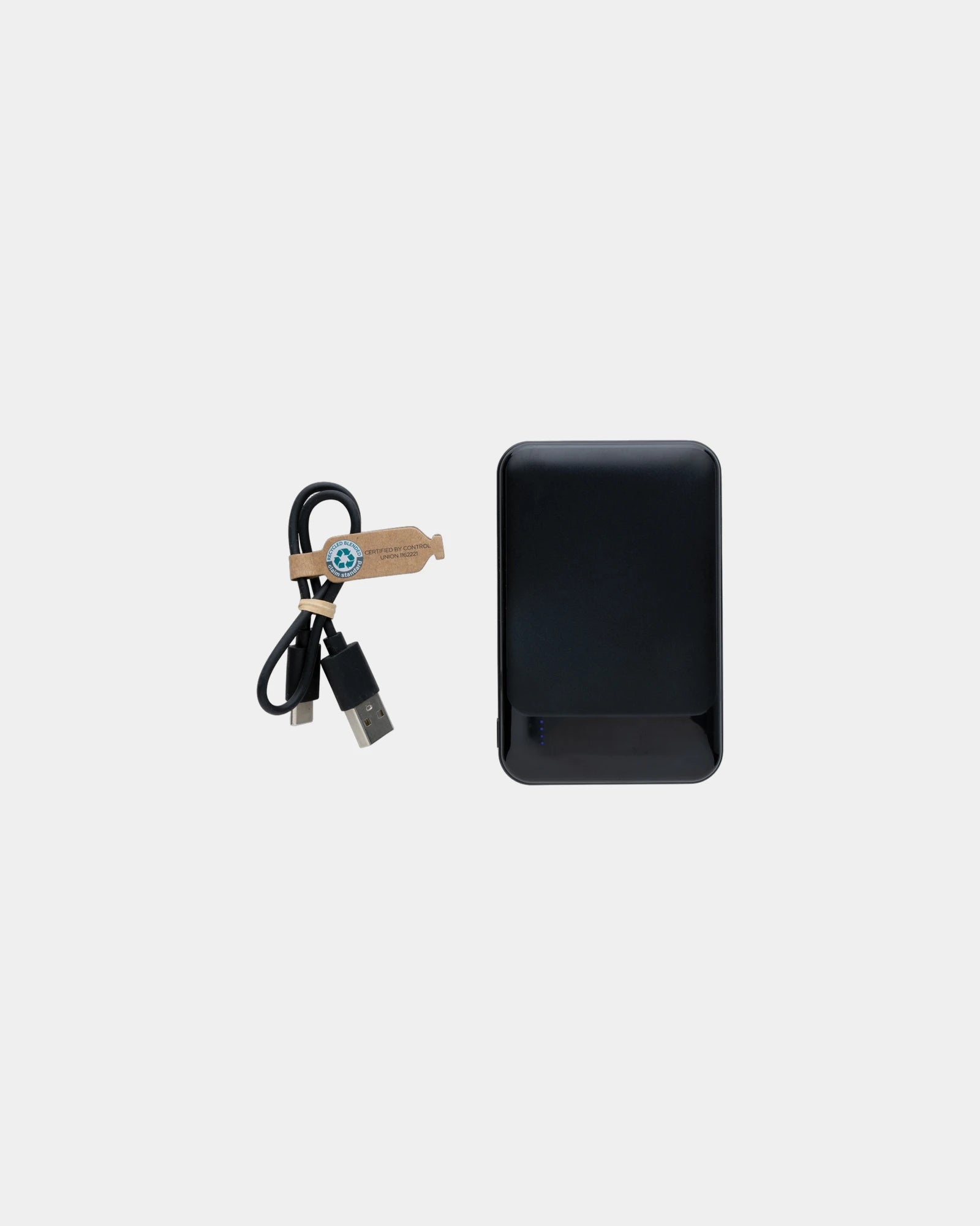 Power bank plastica riciclata RCS 5000 mAh da personalizzare - 2