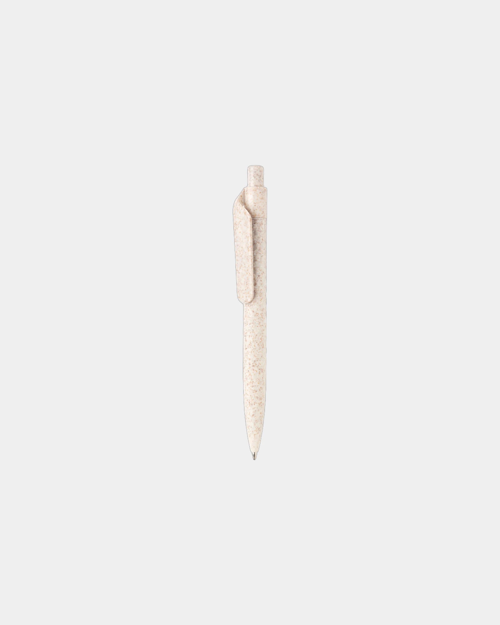 Penna in fibra di paglia di grano da personalizzare - Bianco