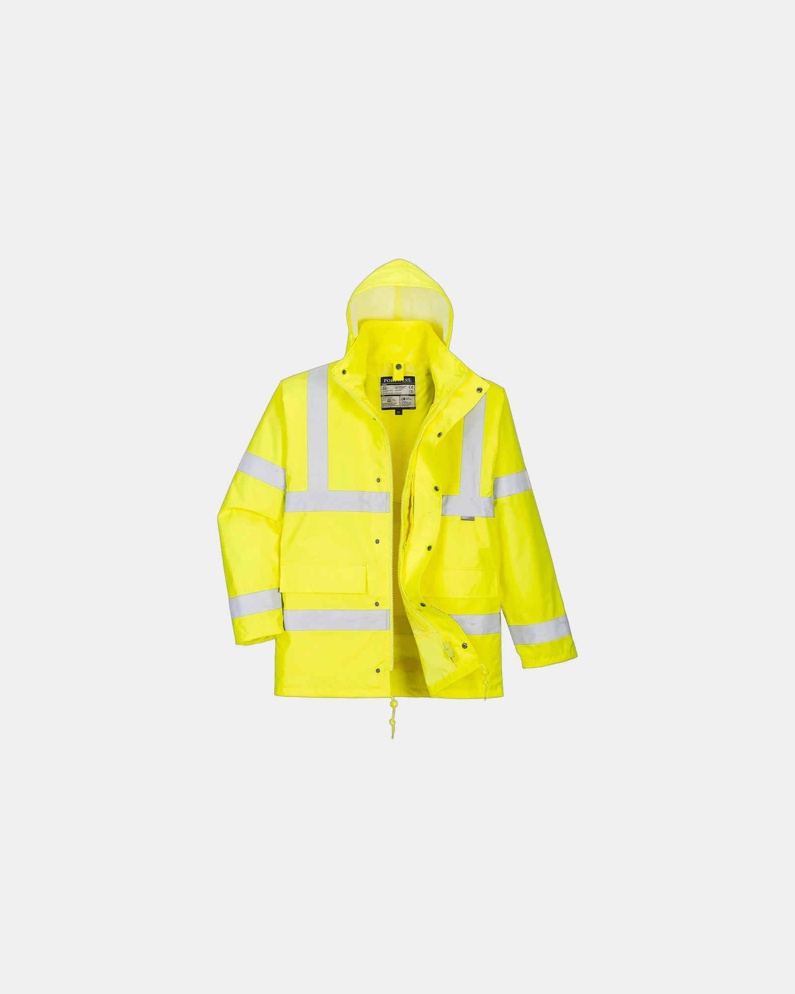 Parka alta visibilità 3-in-1 impermeabile da personalizzare - Giallo