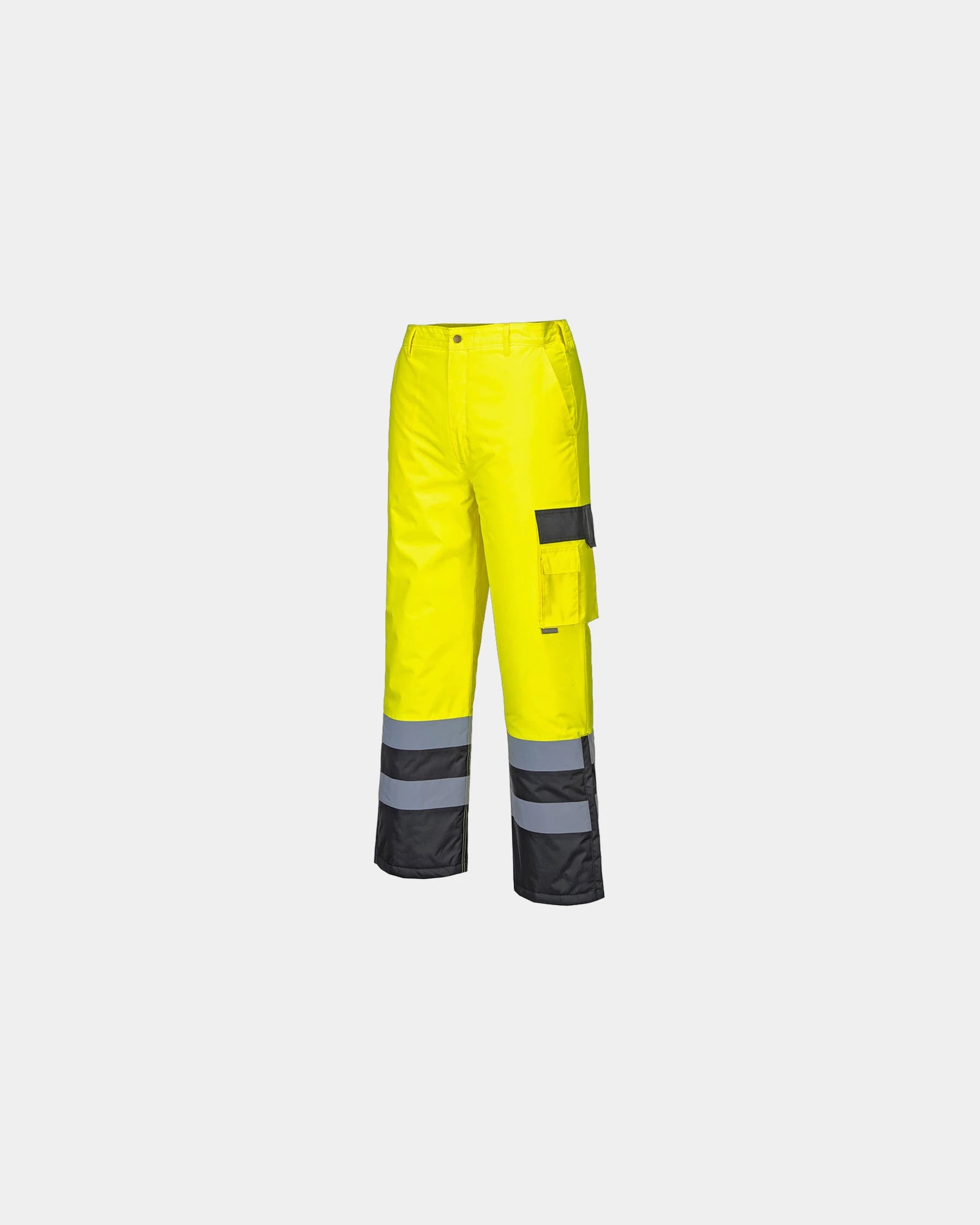 Pantalone invernale alta visibilità da personalizzare - Giallo-Nero