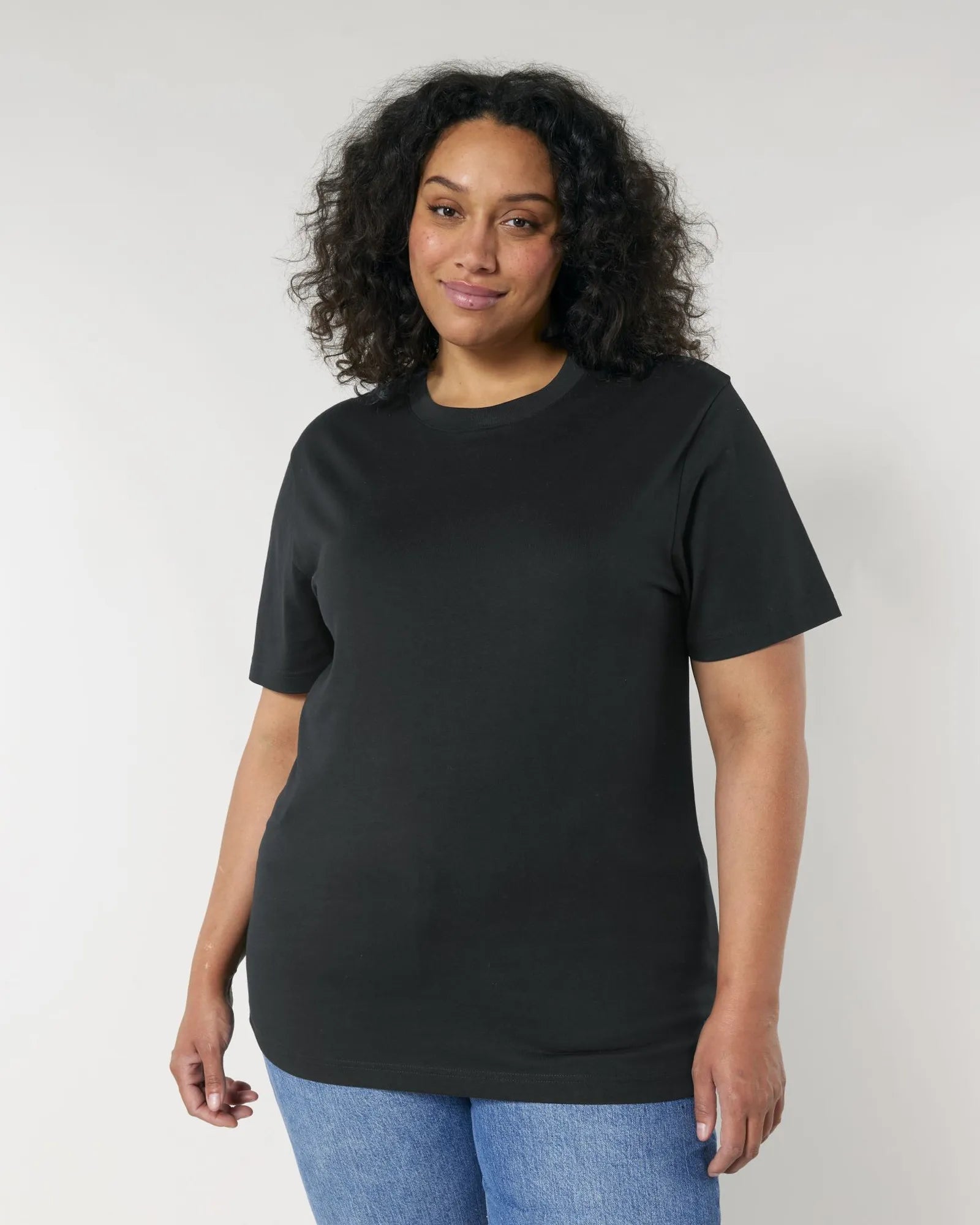 T-shirt cotone bio Stanley/Stella Sparker 2.0 da personalizzare - Nero
