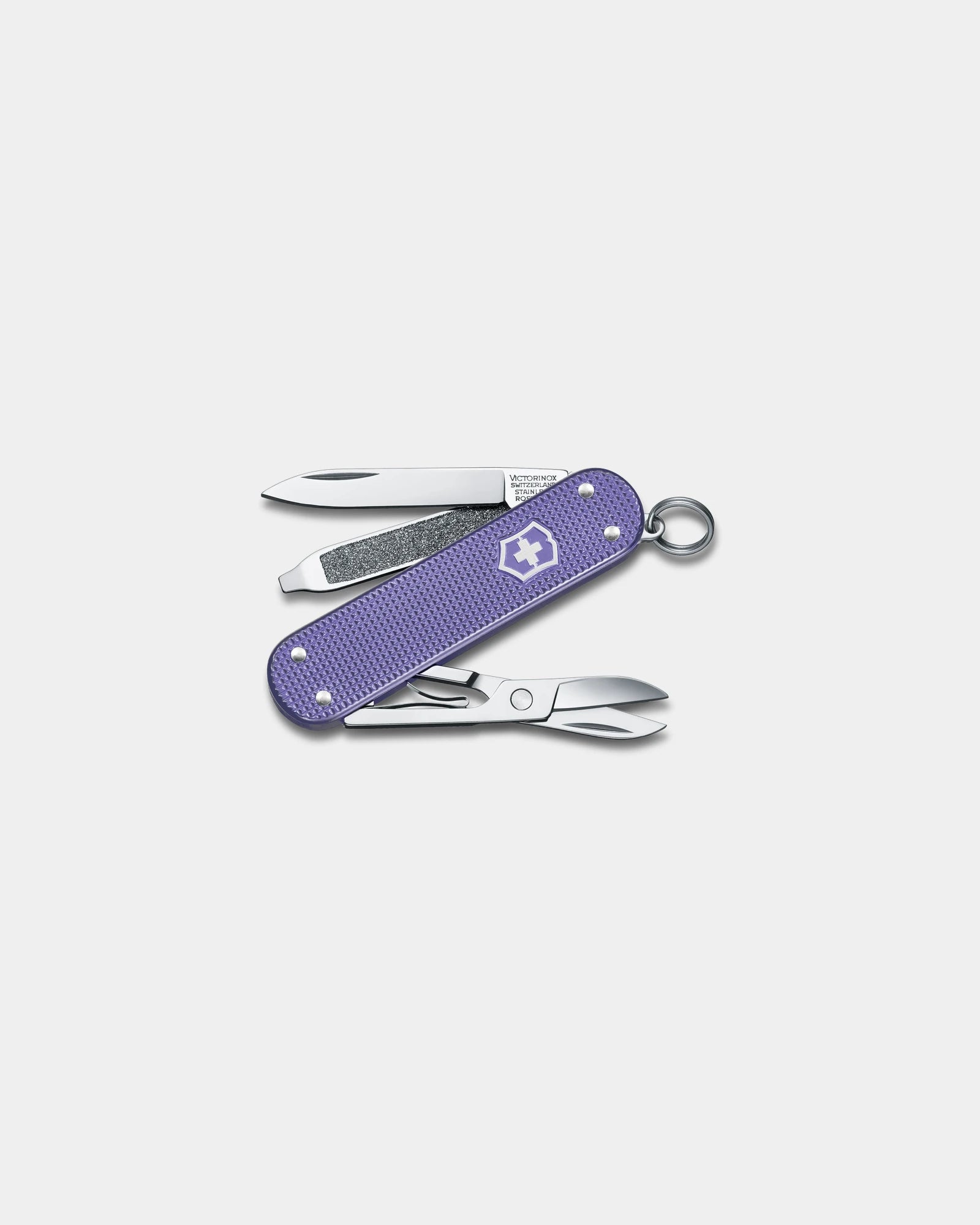 Coltellino svizzero Classic SD Alox da personalizzare - Lavanda Elettrico