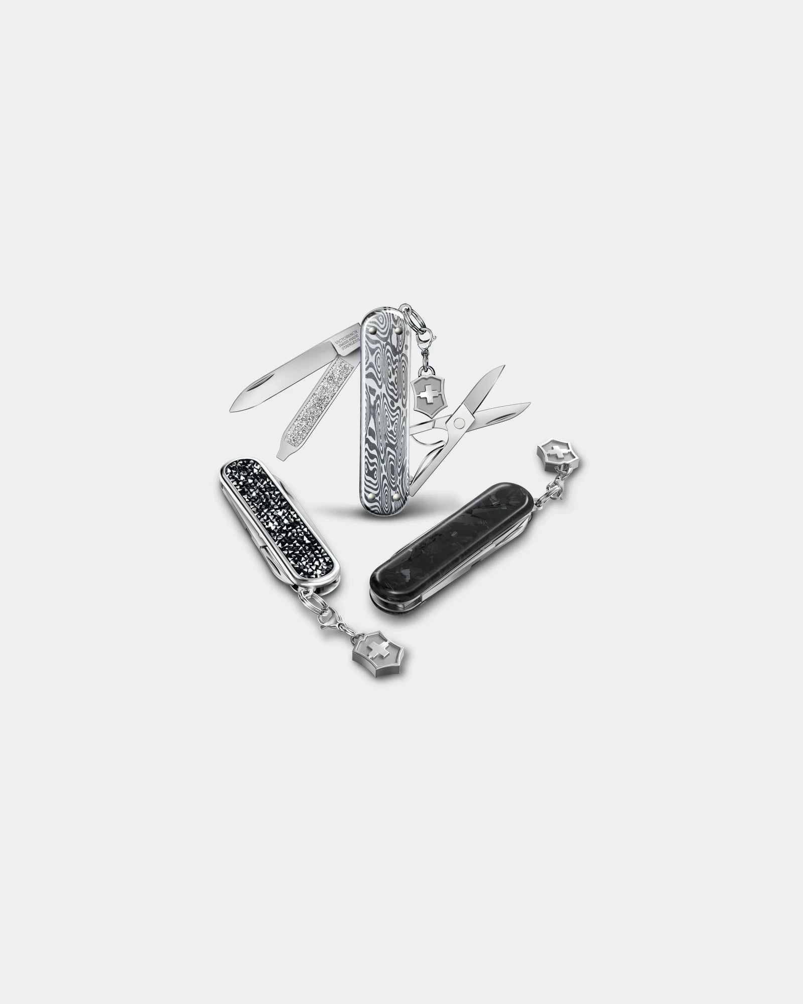 Coltellino svizzero Classic SD Brilliant Damast da personalizzare - 3