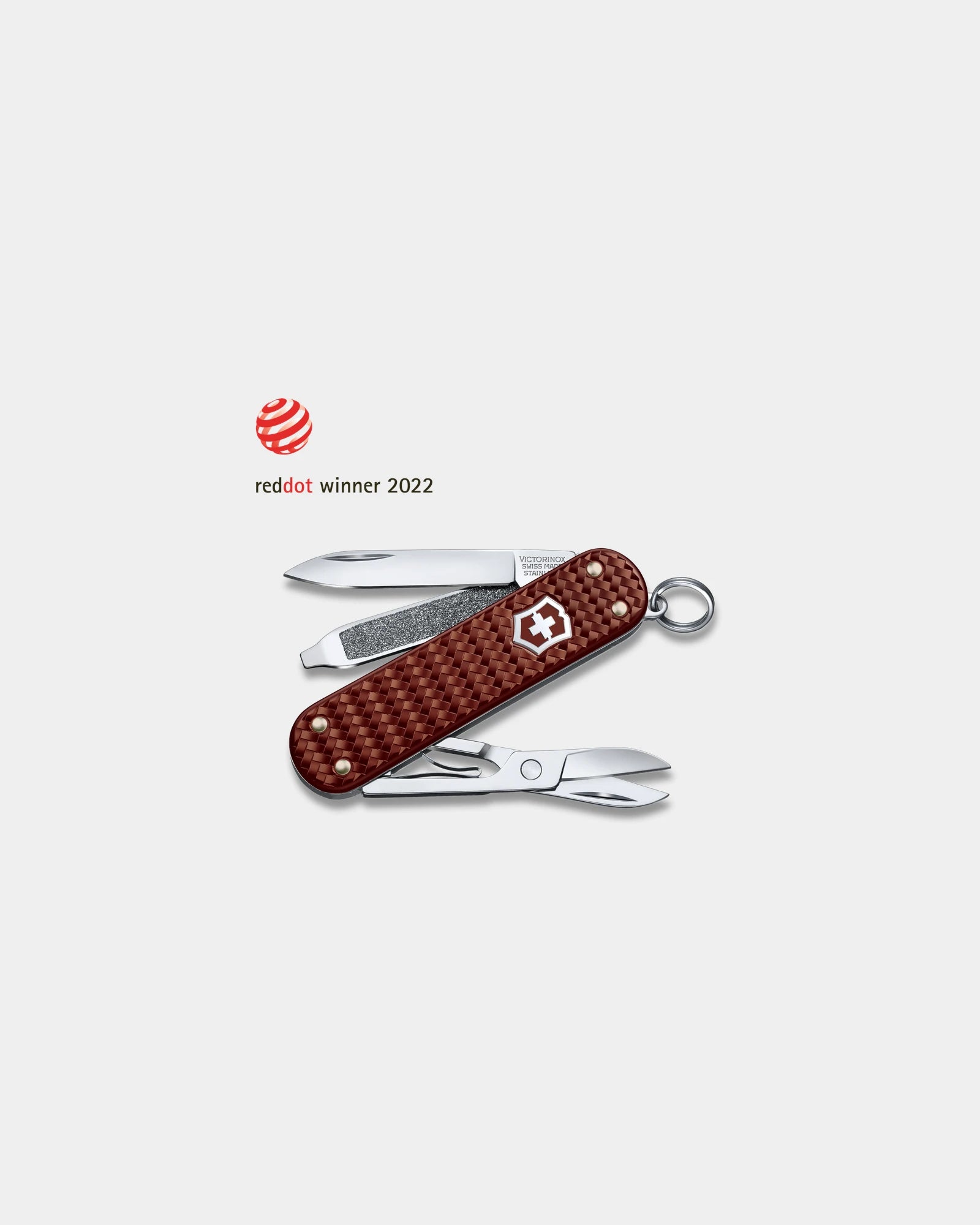 Coltellino svizzero Classic SD Alox da personalizzare - Marrone Nocciola