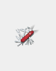Coltellino multiuso Huntsman Lite da personalizzare - Rosso Trasparente