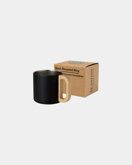 Tazza termica acciaio riciclato 360ml da personalizzare - Nero