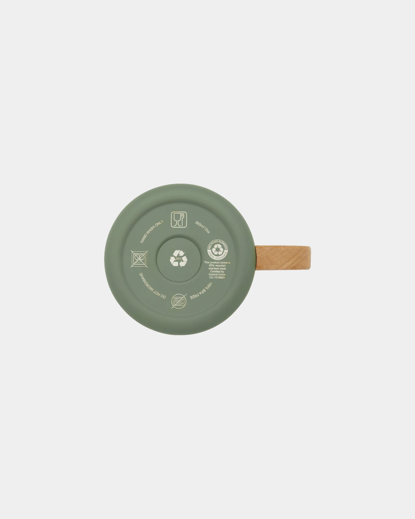 Tazza termica acciaio riciclato 360ml da personalizzare - 9