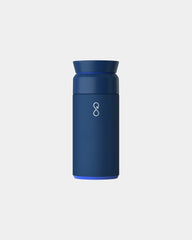 Borraccia termica riciclata 350ml da personalizzare - Blu Oceano