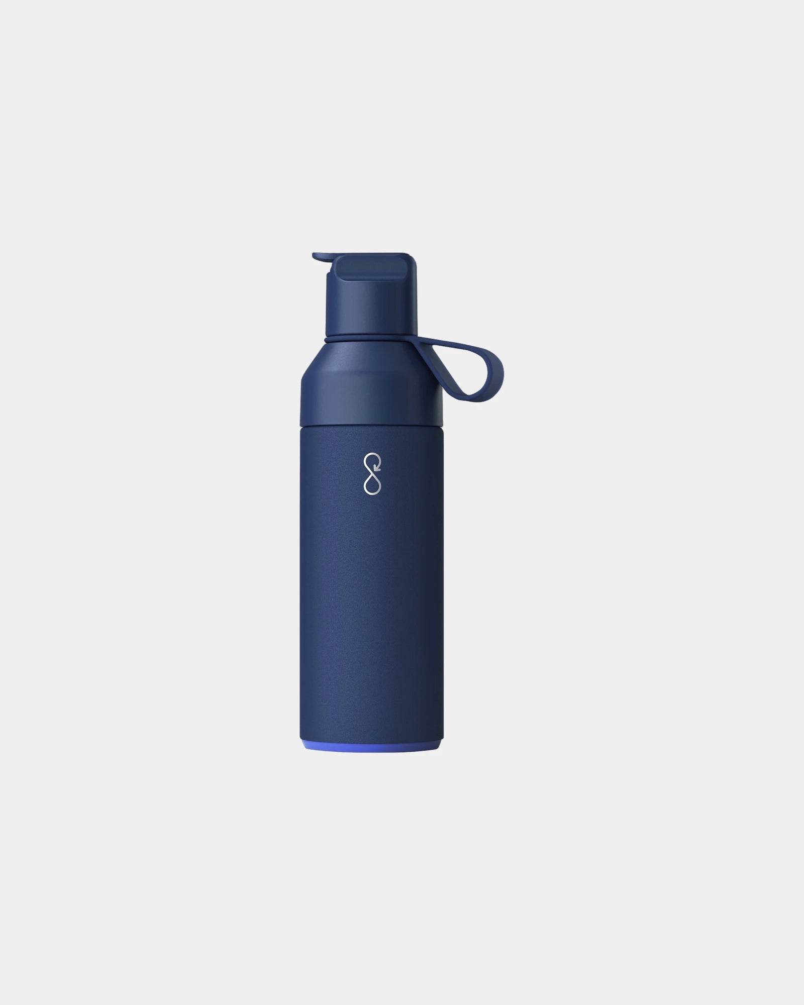 Borraccia termica acciaio riciclato GO da personalizzare - Blu Oceano