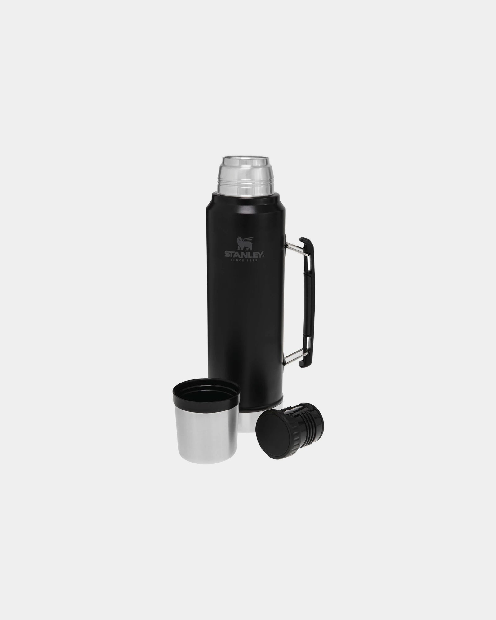Borraccia termica acciaio inox 1000ml da personalizzare - Nero opaco
