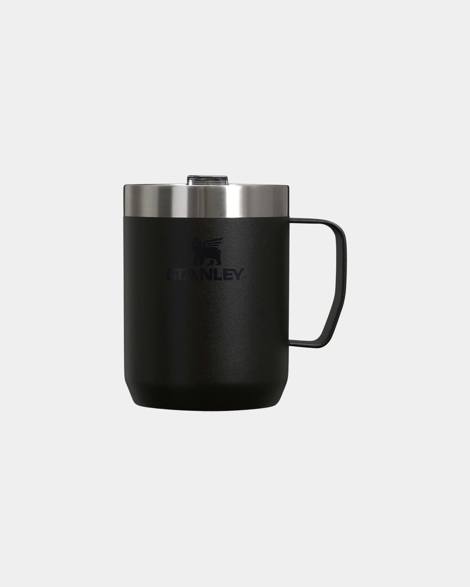 Tazza da campeggio acciaio riciclato 236ml da personalizzare - Nero