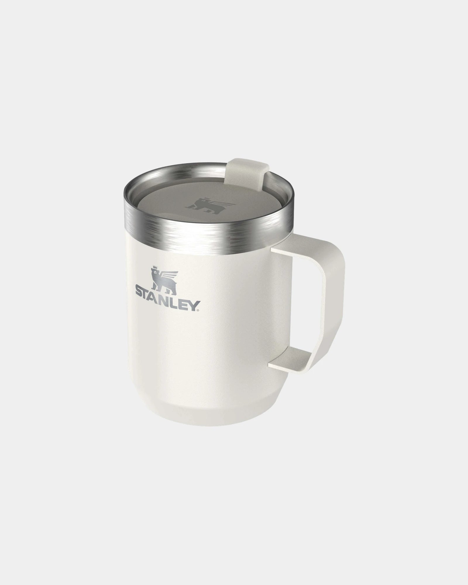 Tazza da campeggio acciaio riciclato 236ml da personalizzare - Panna