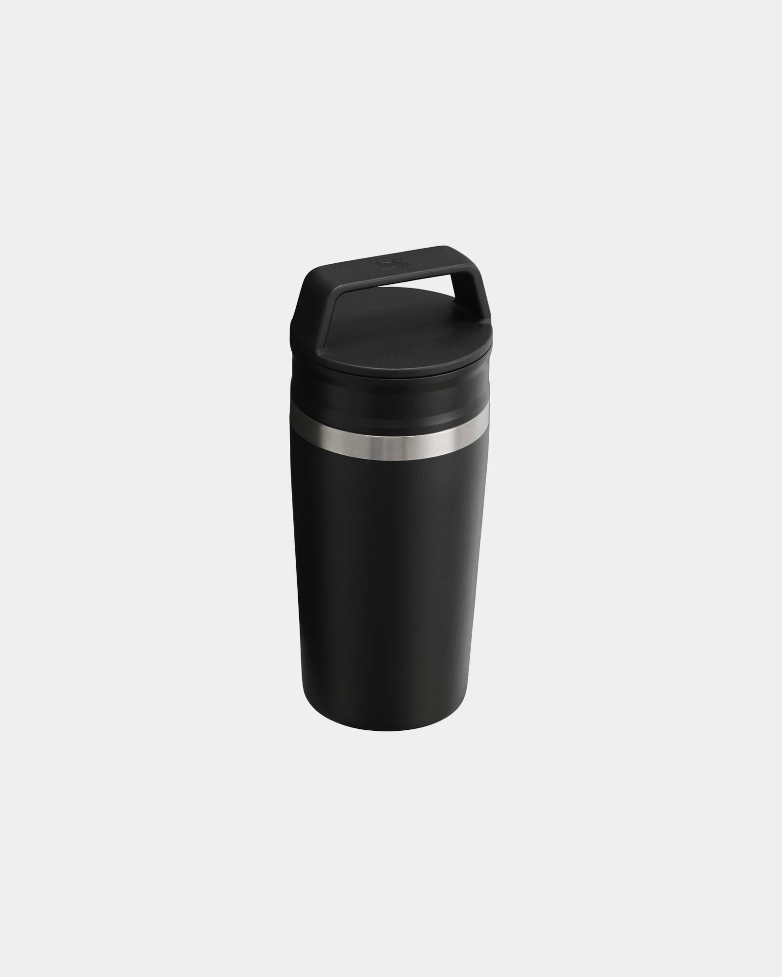 Tazza da viaggio acciaio inox 350ml da personalizzare - Nero