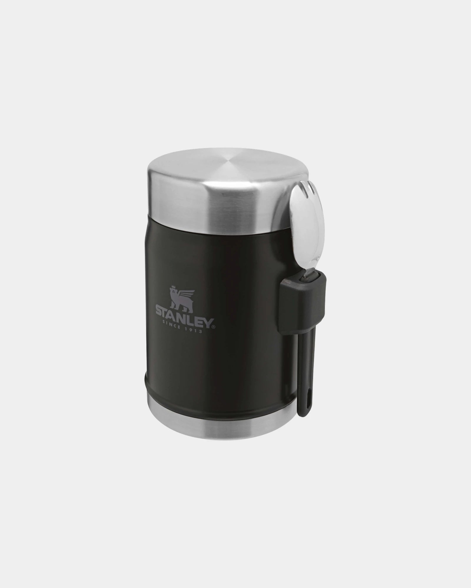 Porta pranzo acciaio riciclato 400ml da personalizzare - Nero opaco