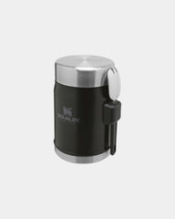 Porta pranzo acciaio riciclato 400ml da personalizzare - Nero opaco