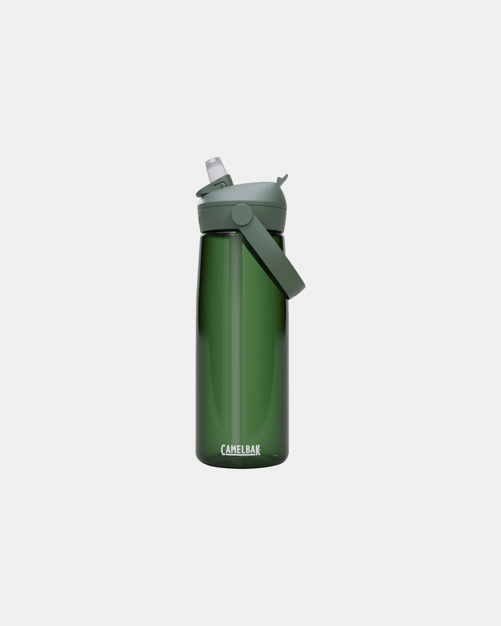 Borraccia riciclata Tritan 750ml con cannuccia da personalizzare - Verde foresta