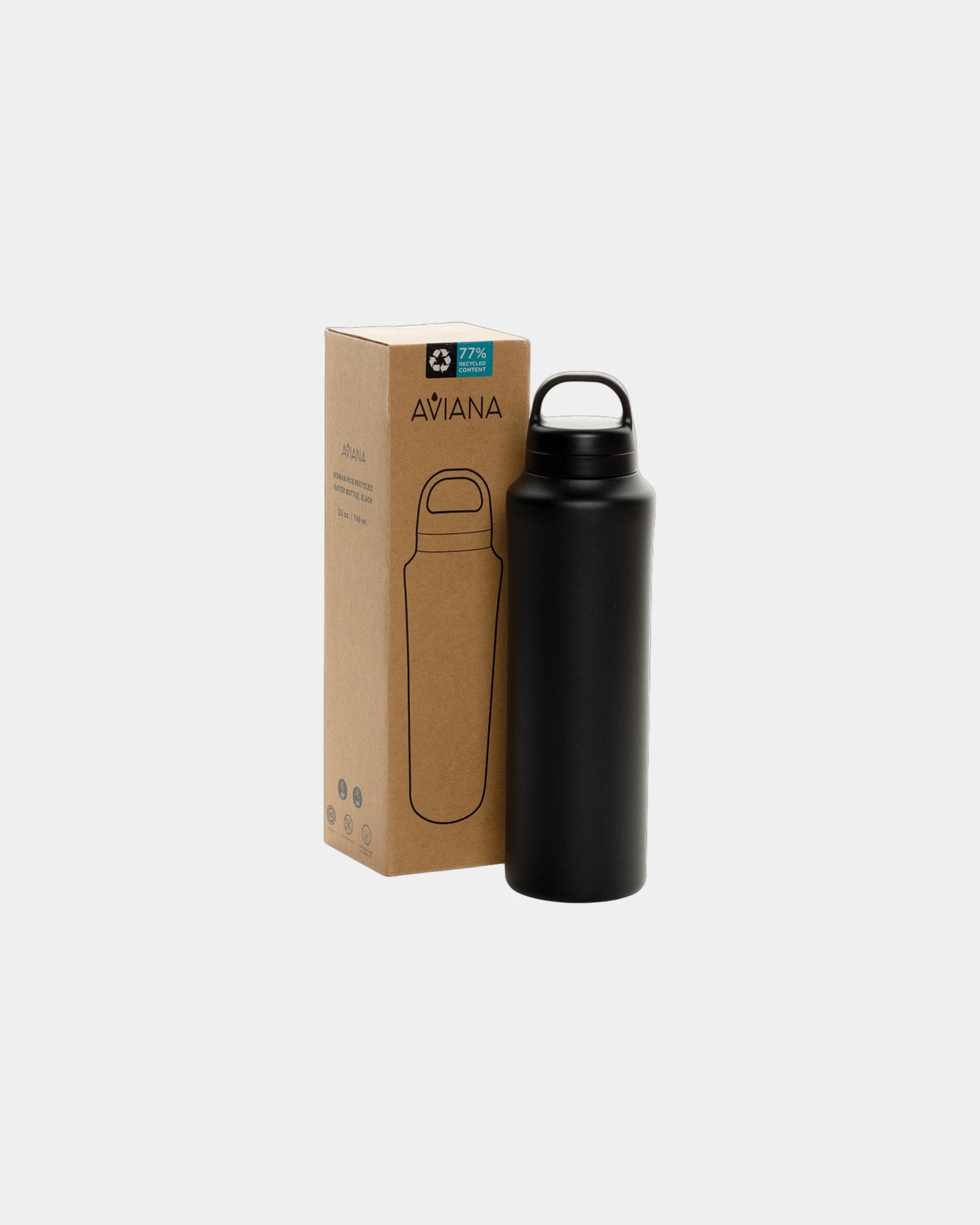 Borraccia termica acciaio riciclato 740ml da personalizzare - 4