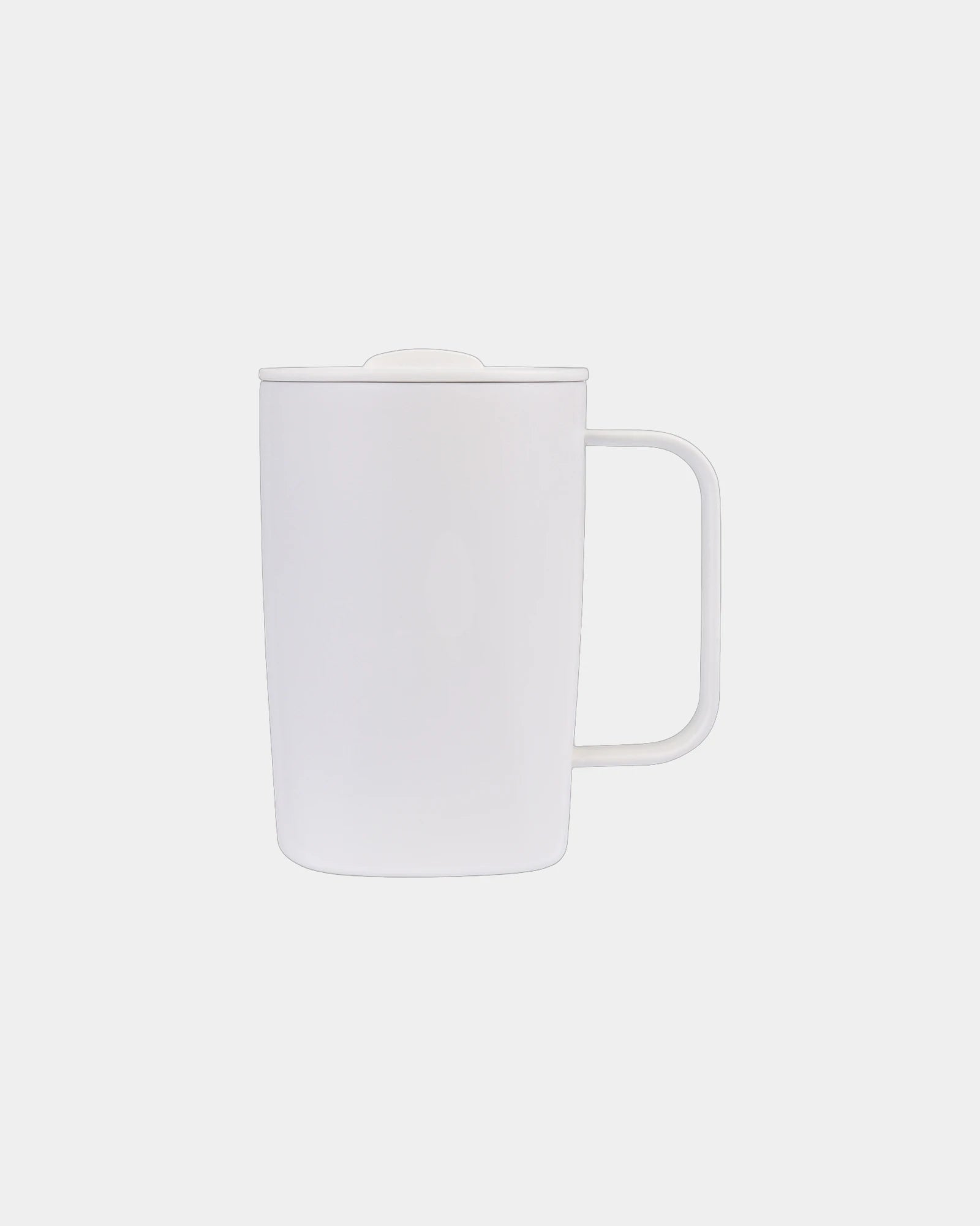 Mug acciaio riciclato isolato 450ml da personalizzare - Bianco