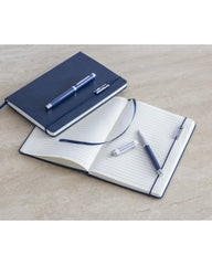Set taccuino A5 e penna roller riciclato da personalizzare - 8