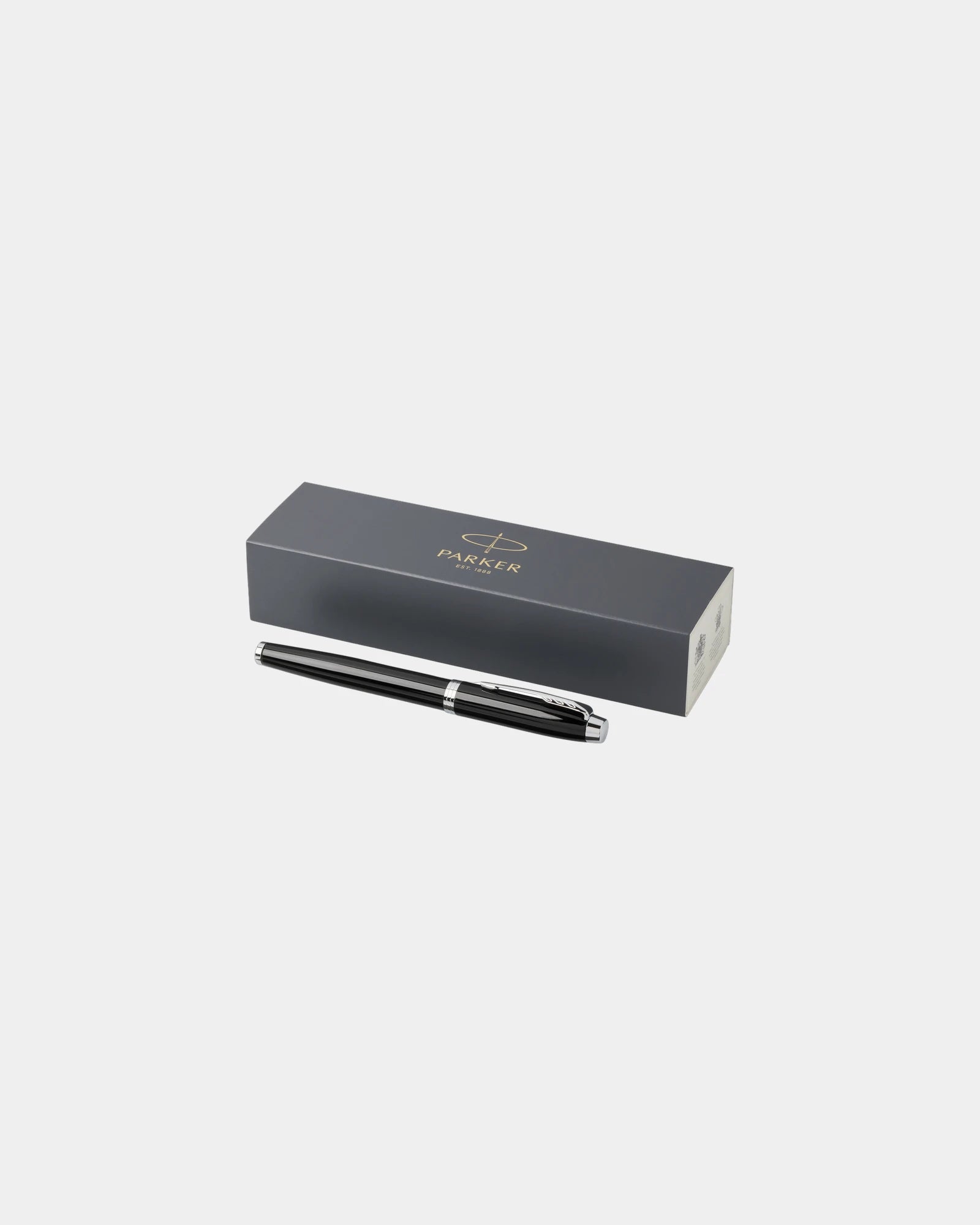 Penna roller acciaio inox Parker IM da personalizzare - Nero