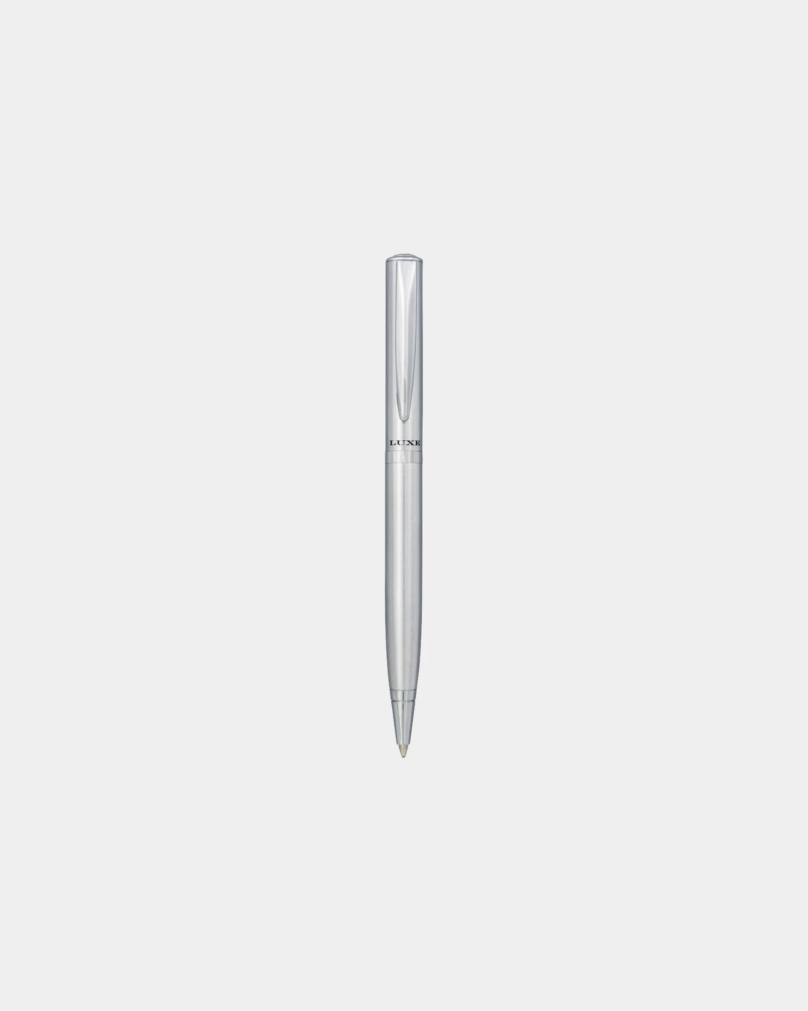 Penna a sfera metallo finitura argento da personalizzare - 1