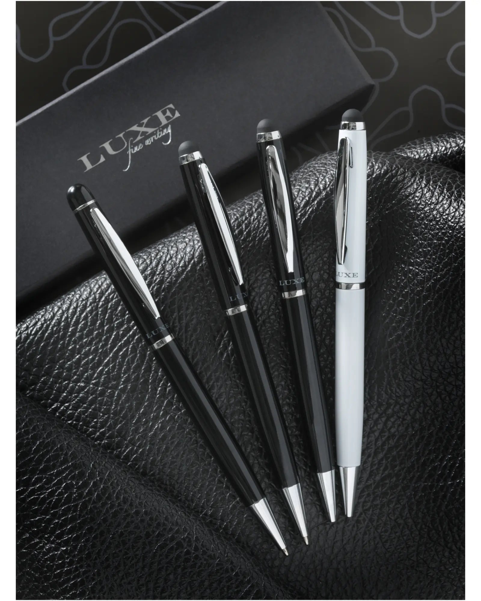 Penna a sfera stylus metallo con astuccio da personalizzare - 4