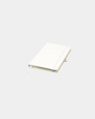 Taccuino A5 in similpelle con elastico da personalizzare - Bianco
