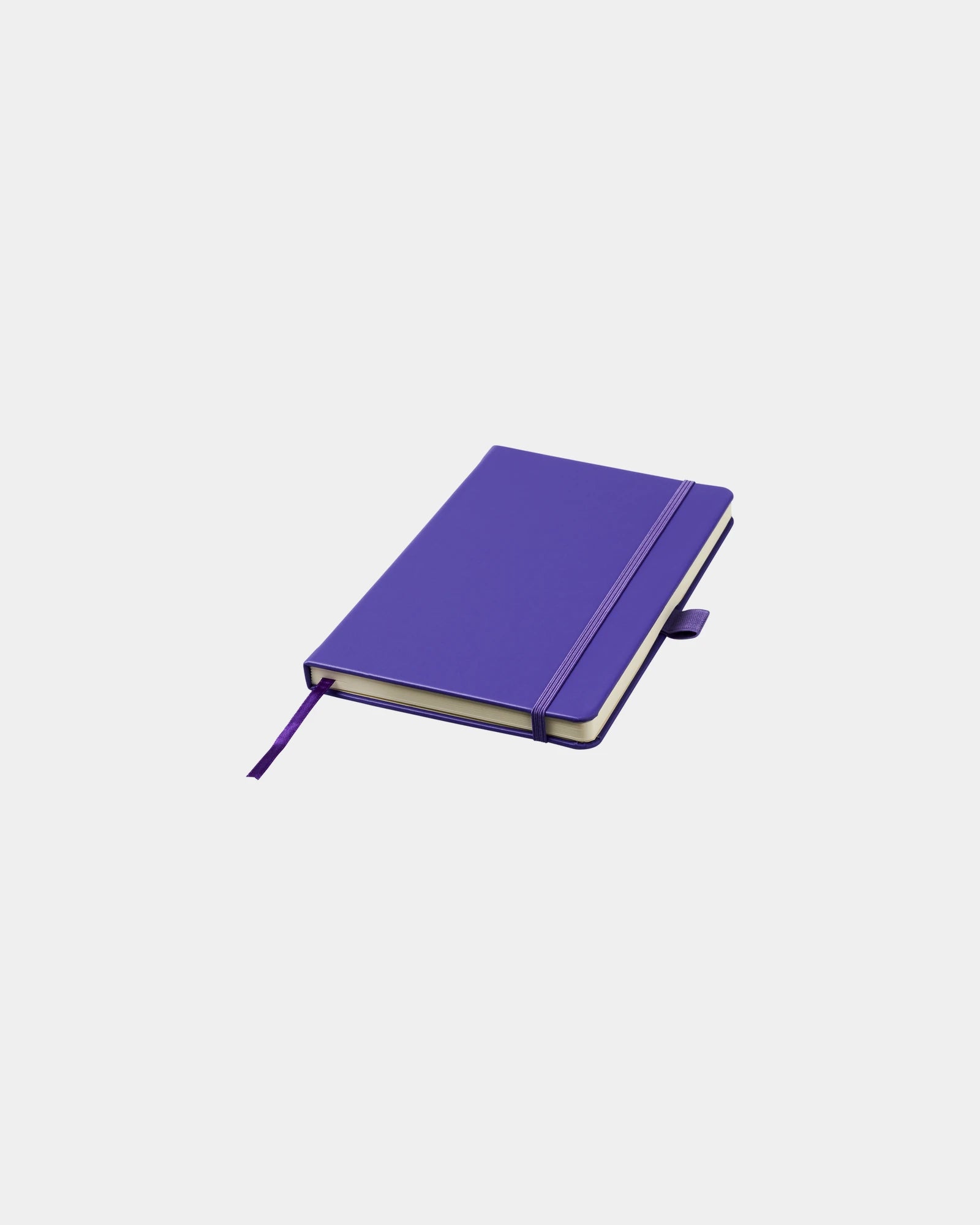 Taccuino A5 in similpelle con elastico da personalizzare - Viola