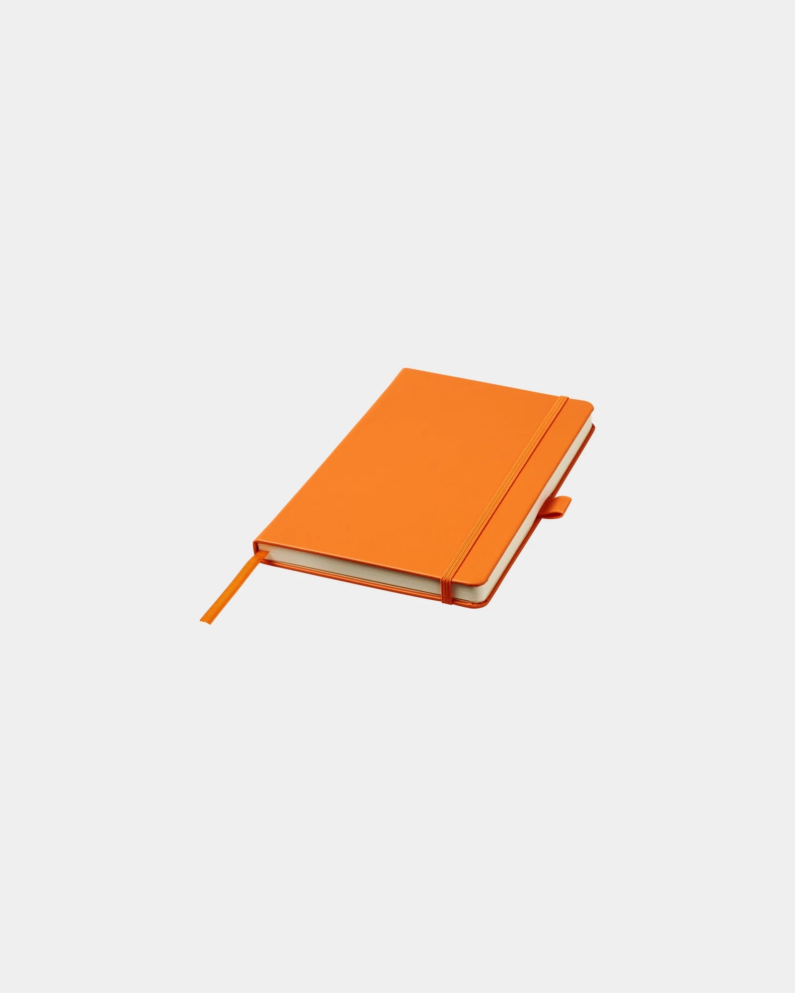 Taccuino A5 in similpelle con elastico da personalizzare - Arancione