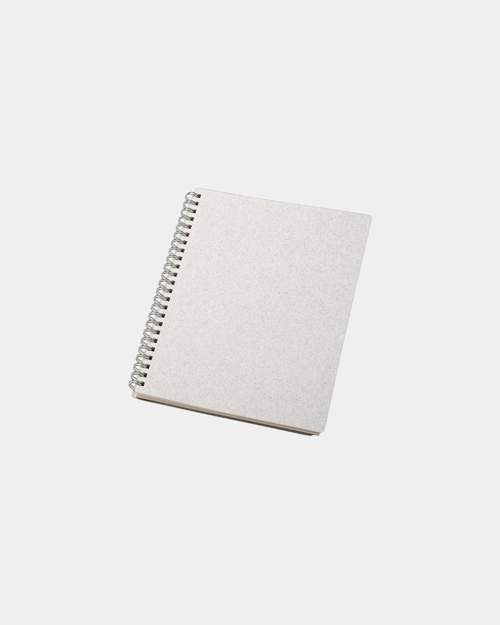 Taccuino a spirale A5 cotone riciclato da personalizzare - Bianco