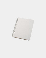 Taccuino a spirale A5 cotone riciclato da personalizzare - Bianco