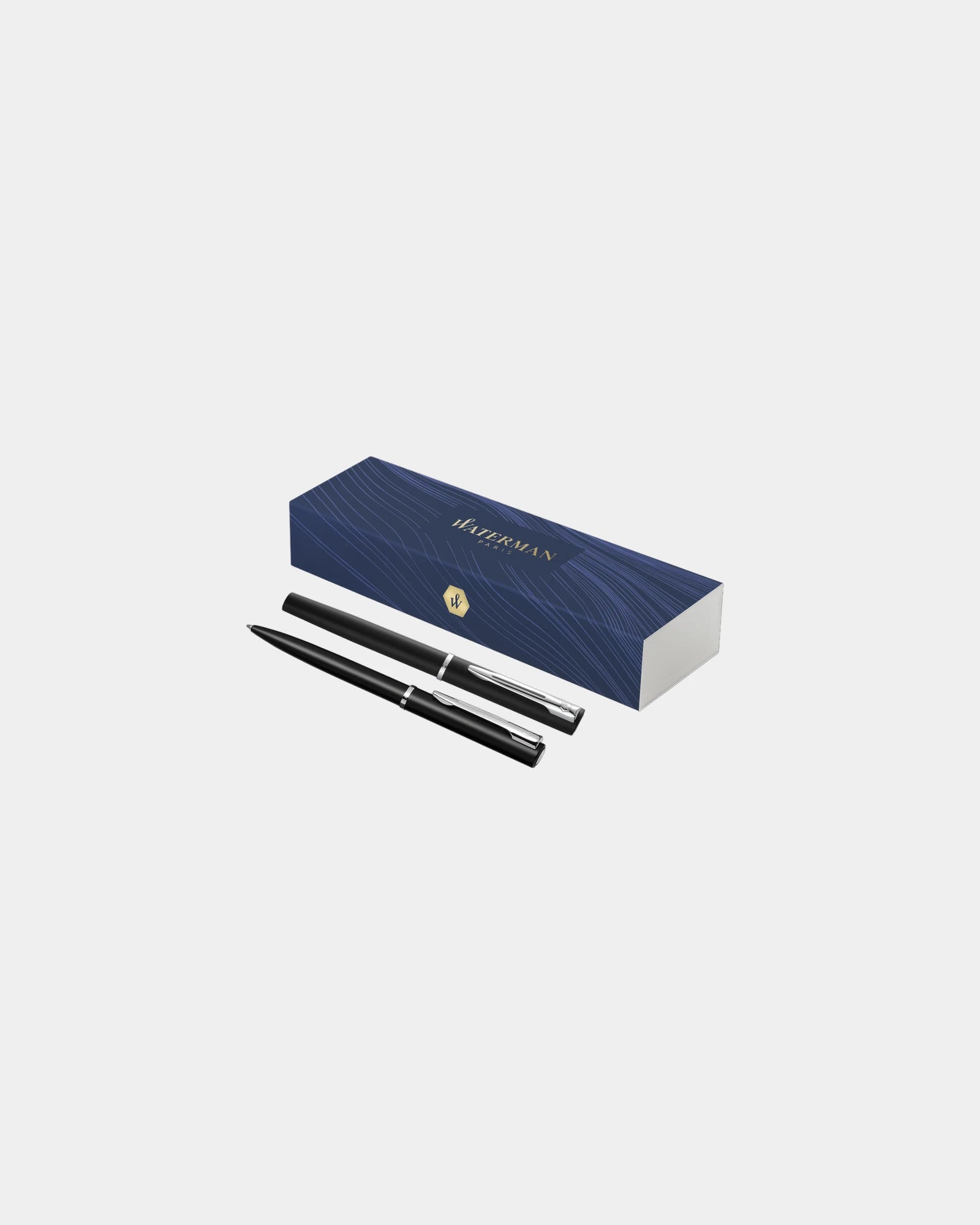 Set penna sfera e roller Waterman Allure da personalizzare - Nero