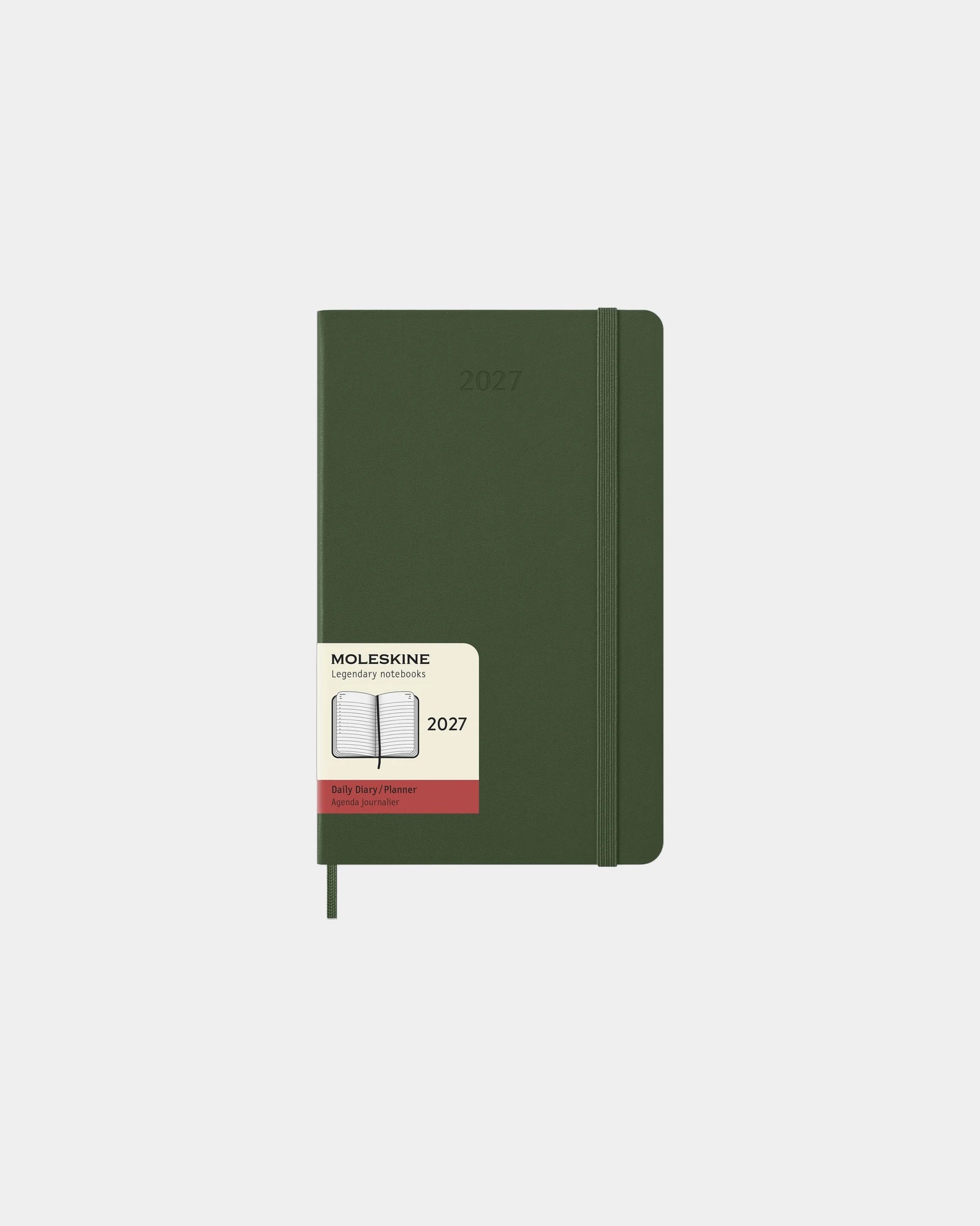 Agenda giornaliero Moleskine 12 mesi da personalizzare - Verde Mirto