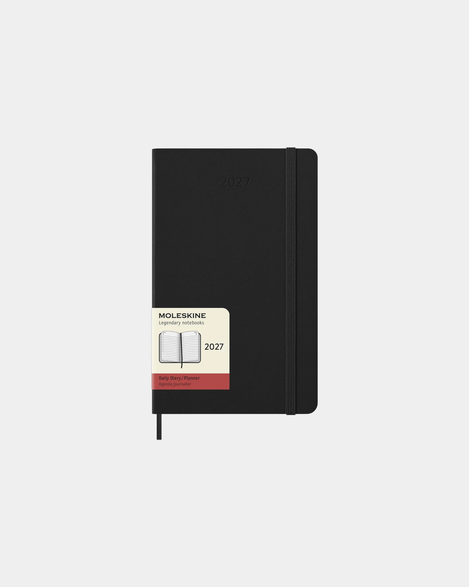 Agenda giornaliero Moleskine 12 mesi da personalizzare - Nero