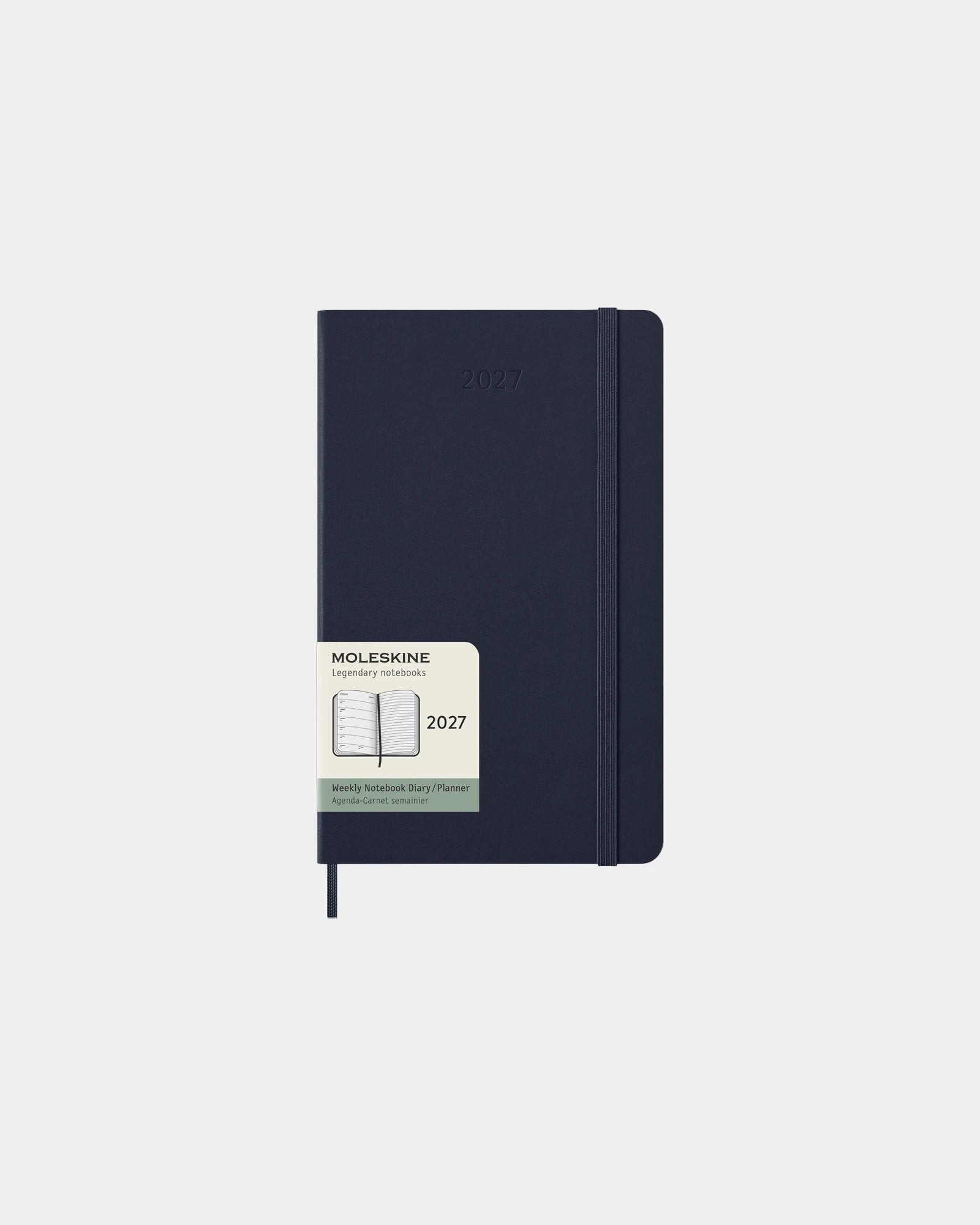Agenda settimanale Moleskine 12 mesi da personalizzare - Blu Zaffiro