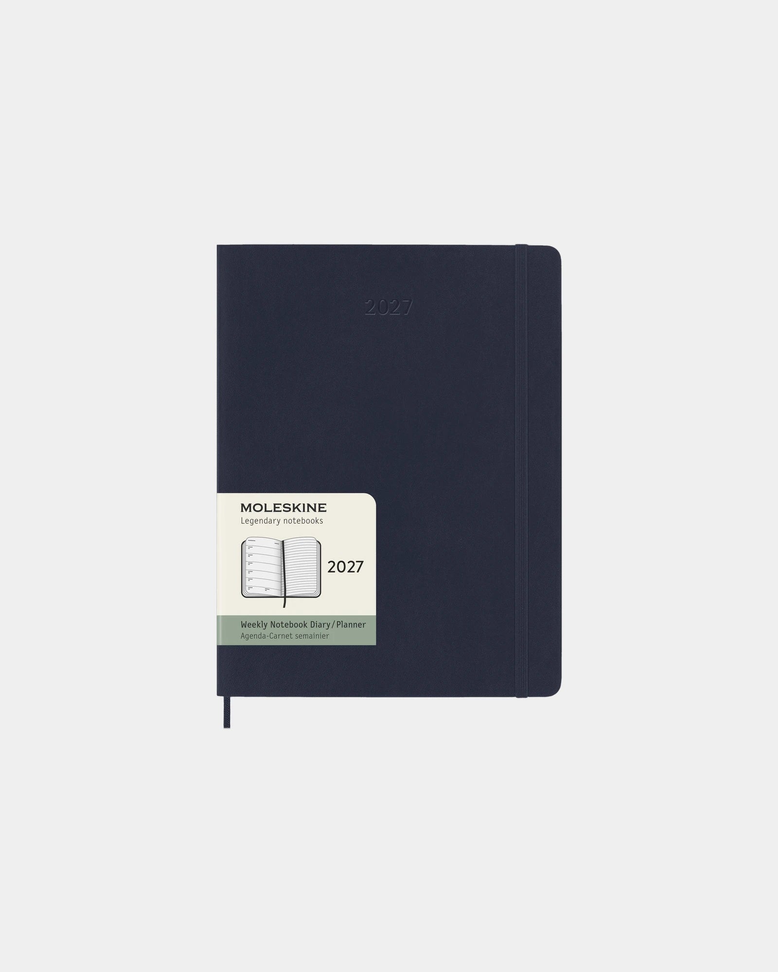 Agenda XL 12 mesi Moleskine da personalizzare - Blu Zaffiro