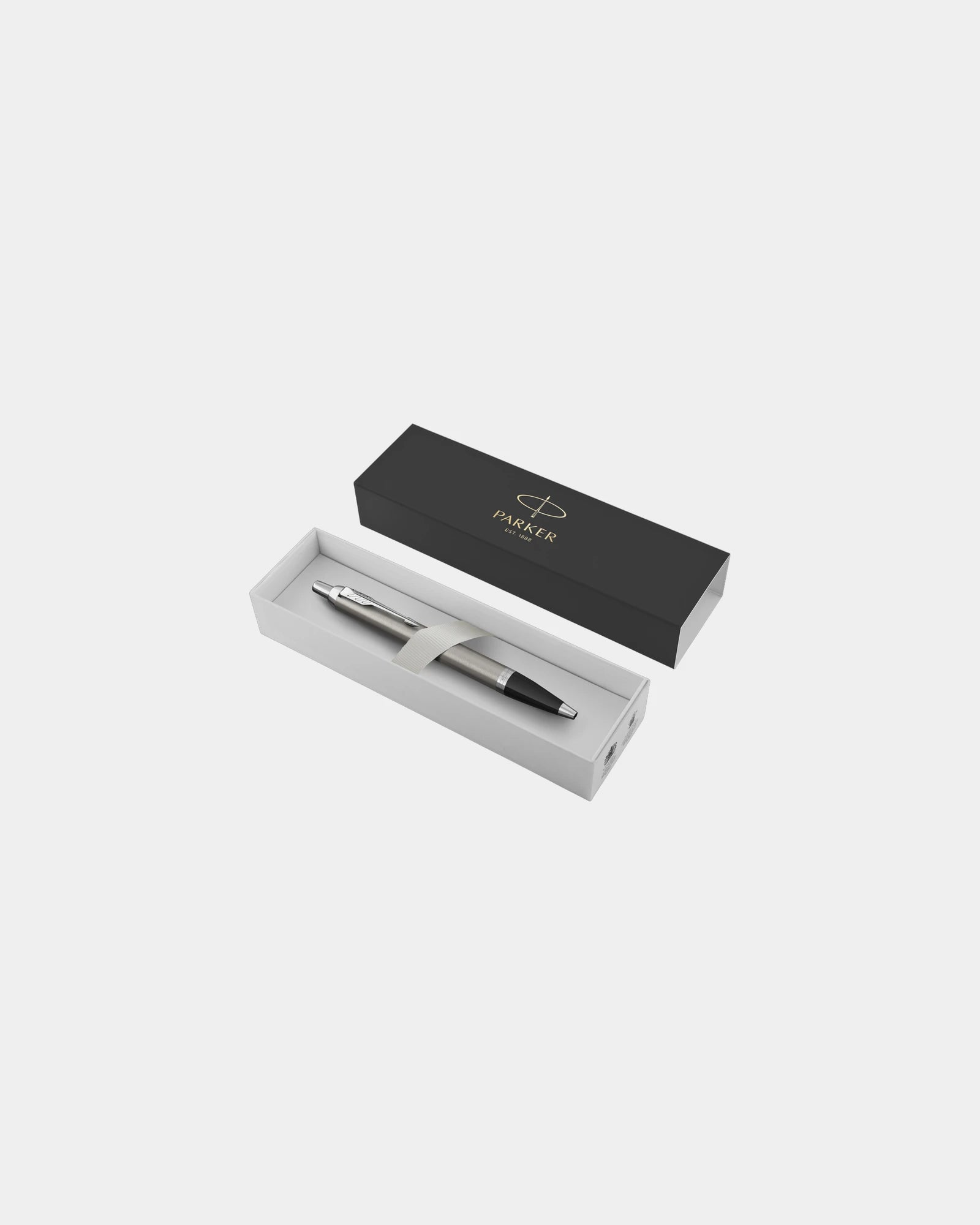 Penna a sfera ottone Parker IM da personalizzare - Argento