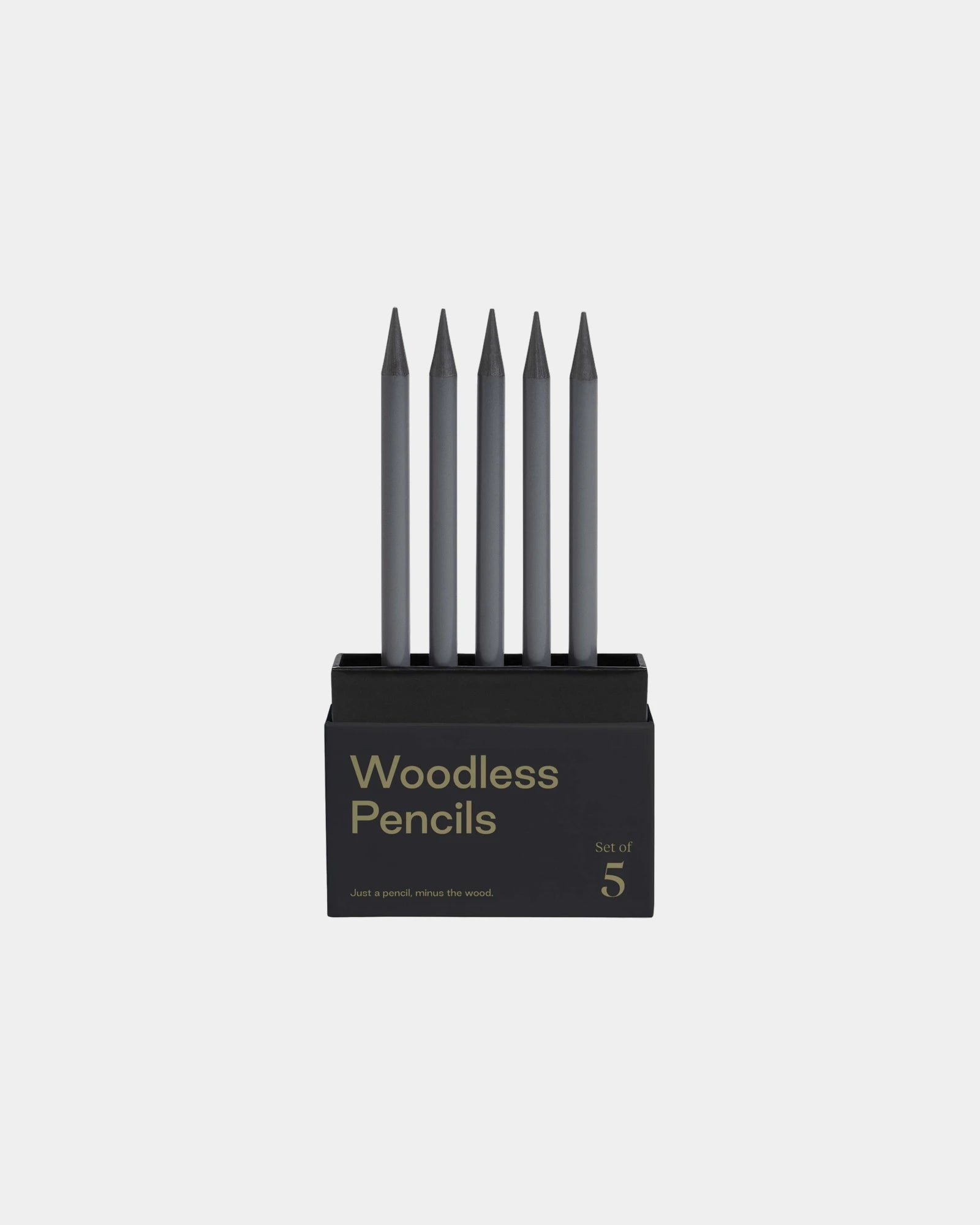 Set 5 matite grafite senza legno 2B da personalizzare - 2