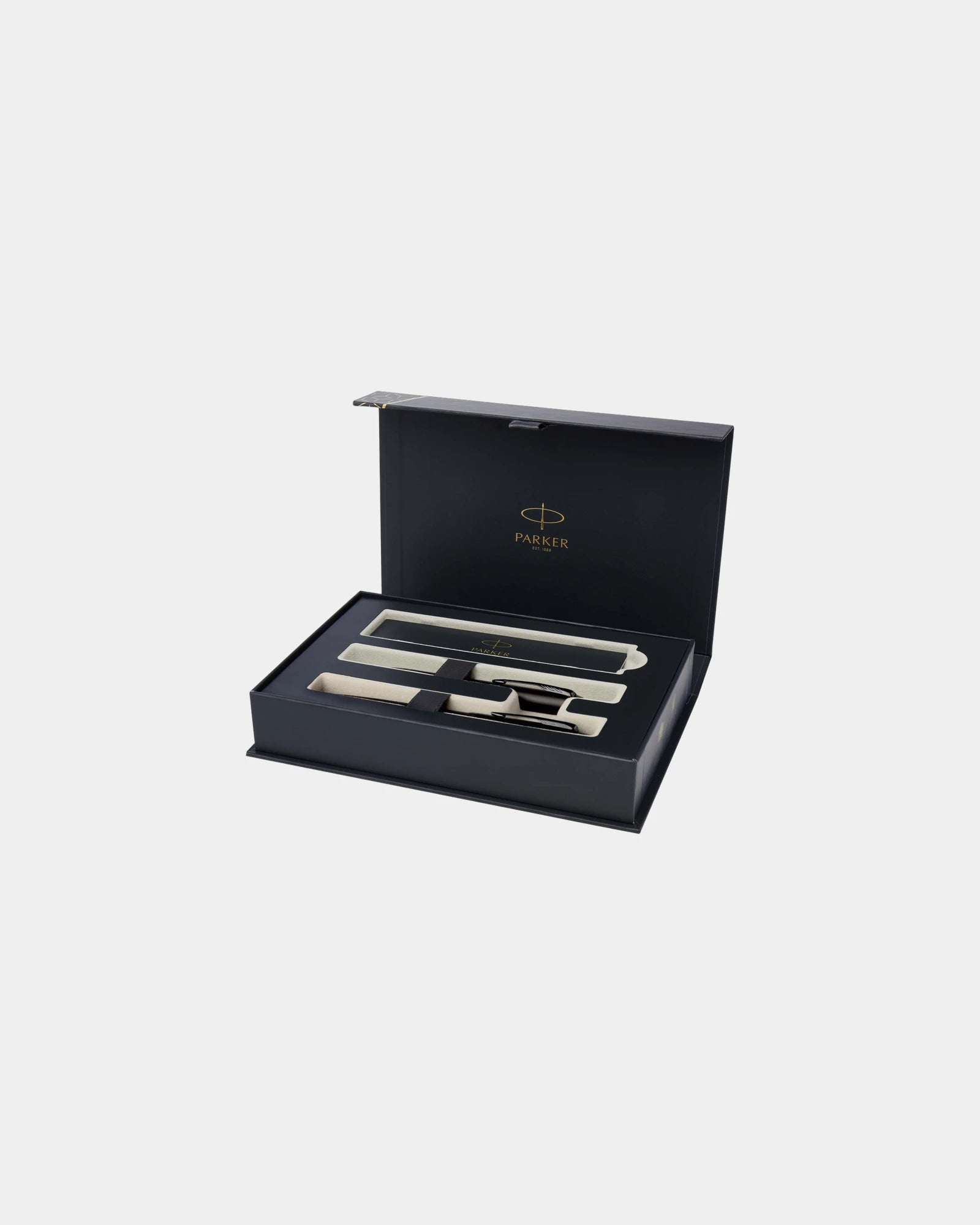 Set penne acciaio inossidabile Parker IM da personalizzare - Nero