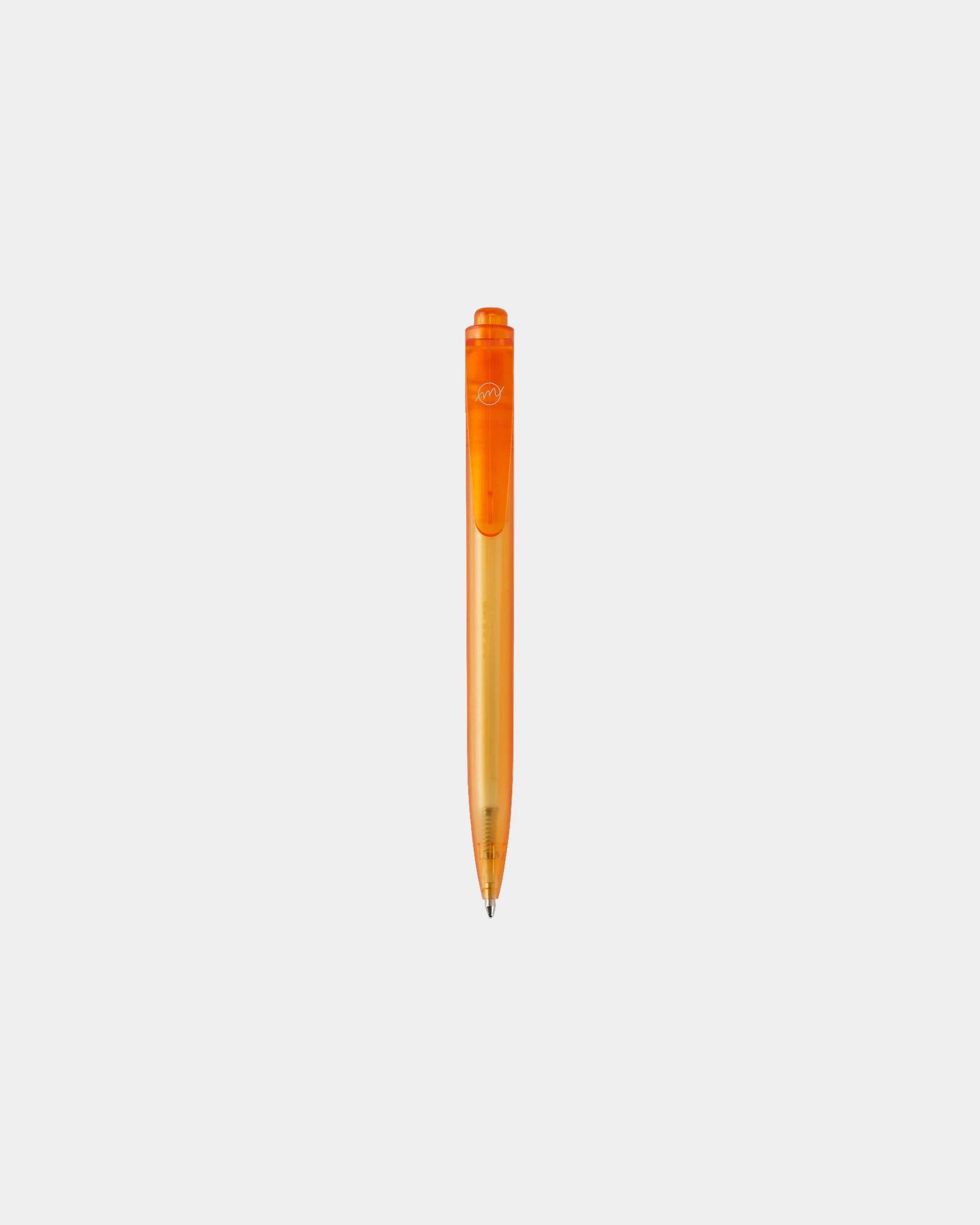 Penna a sfera plastica oceanica Thalaasa da personalizzare - Arancione